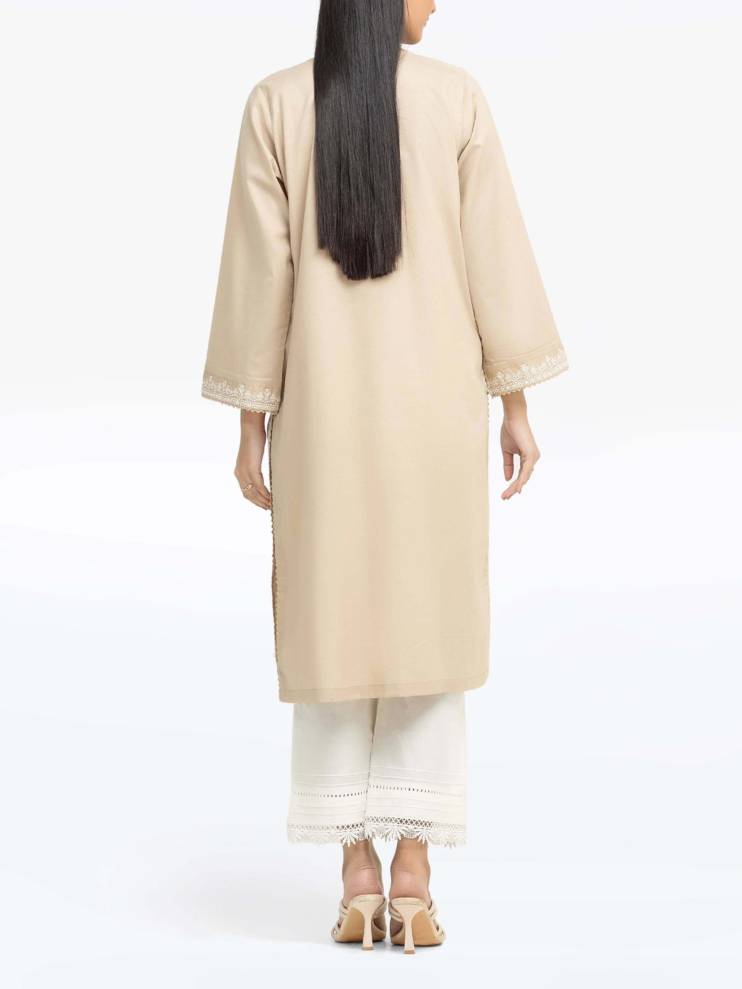 Embroidered Cambric Shirt - EWTKE25-81609S - Image 6
