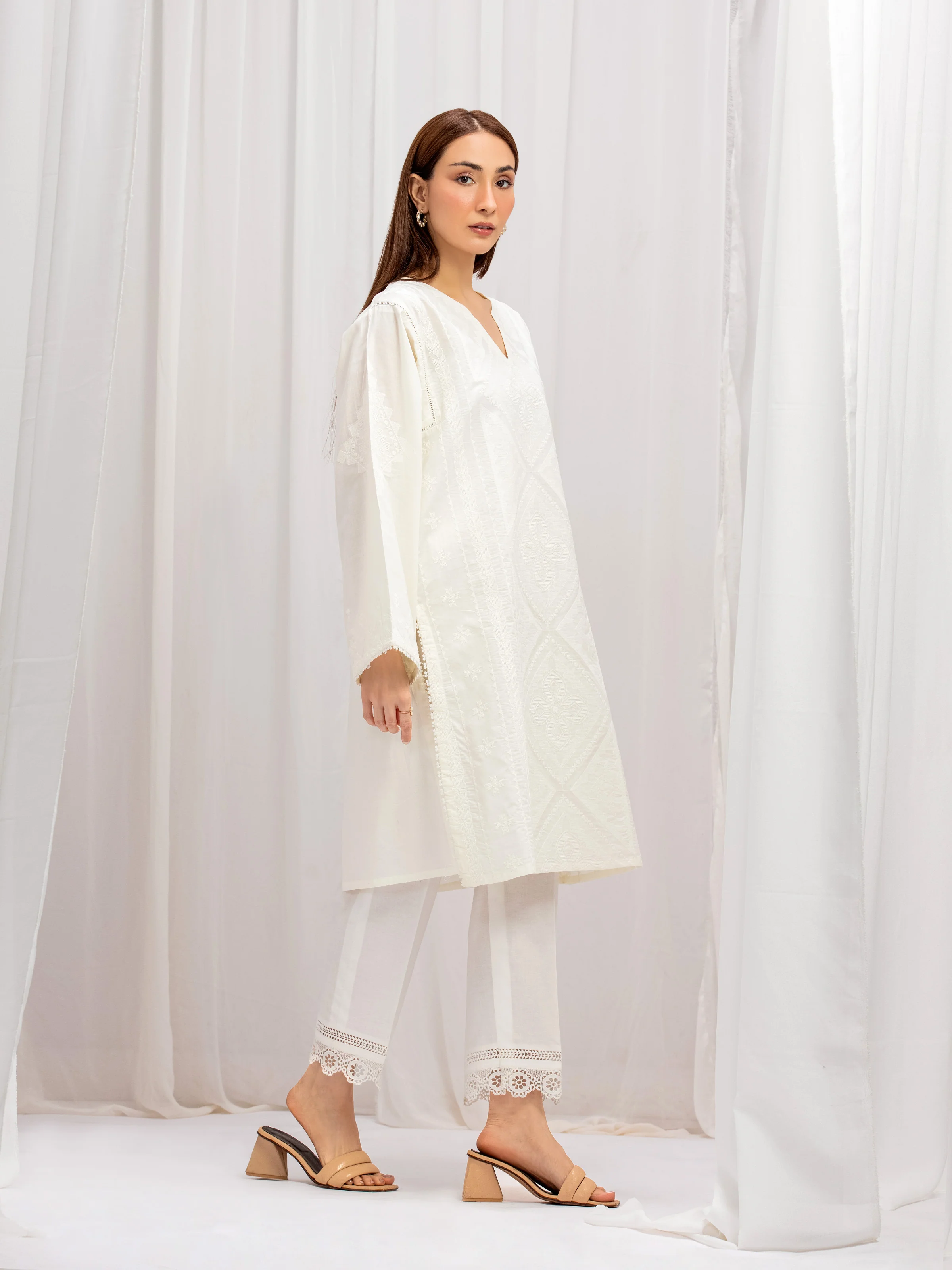 Embroidered Cambric Shirt - EWTKE5-81099S - Image 5