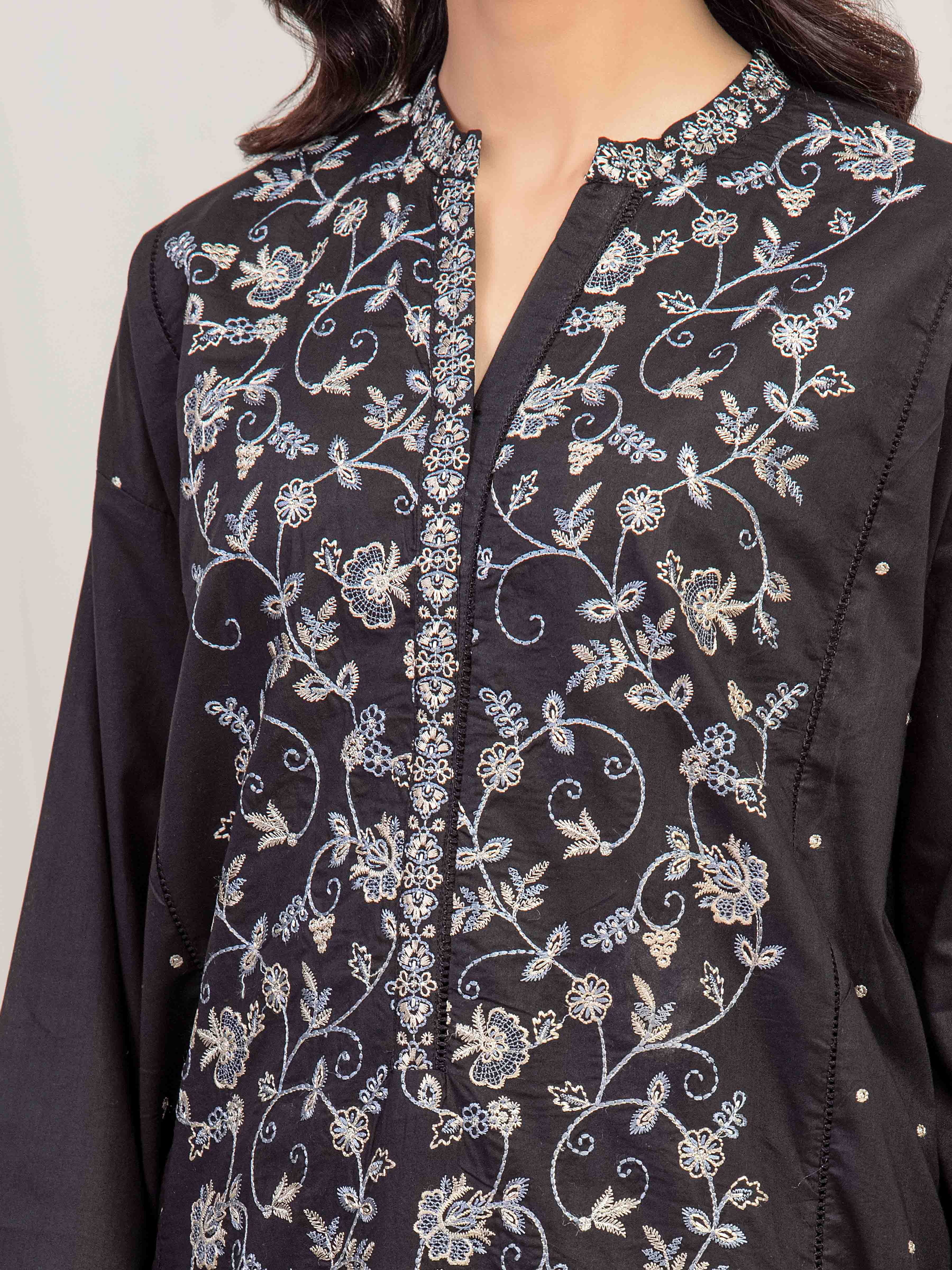 Embroidered Cambric Shirt - EWTKE5-81608S - Image 3