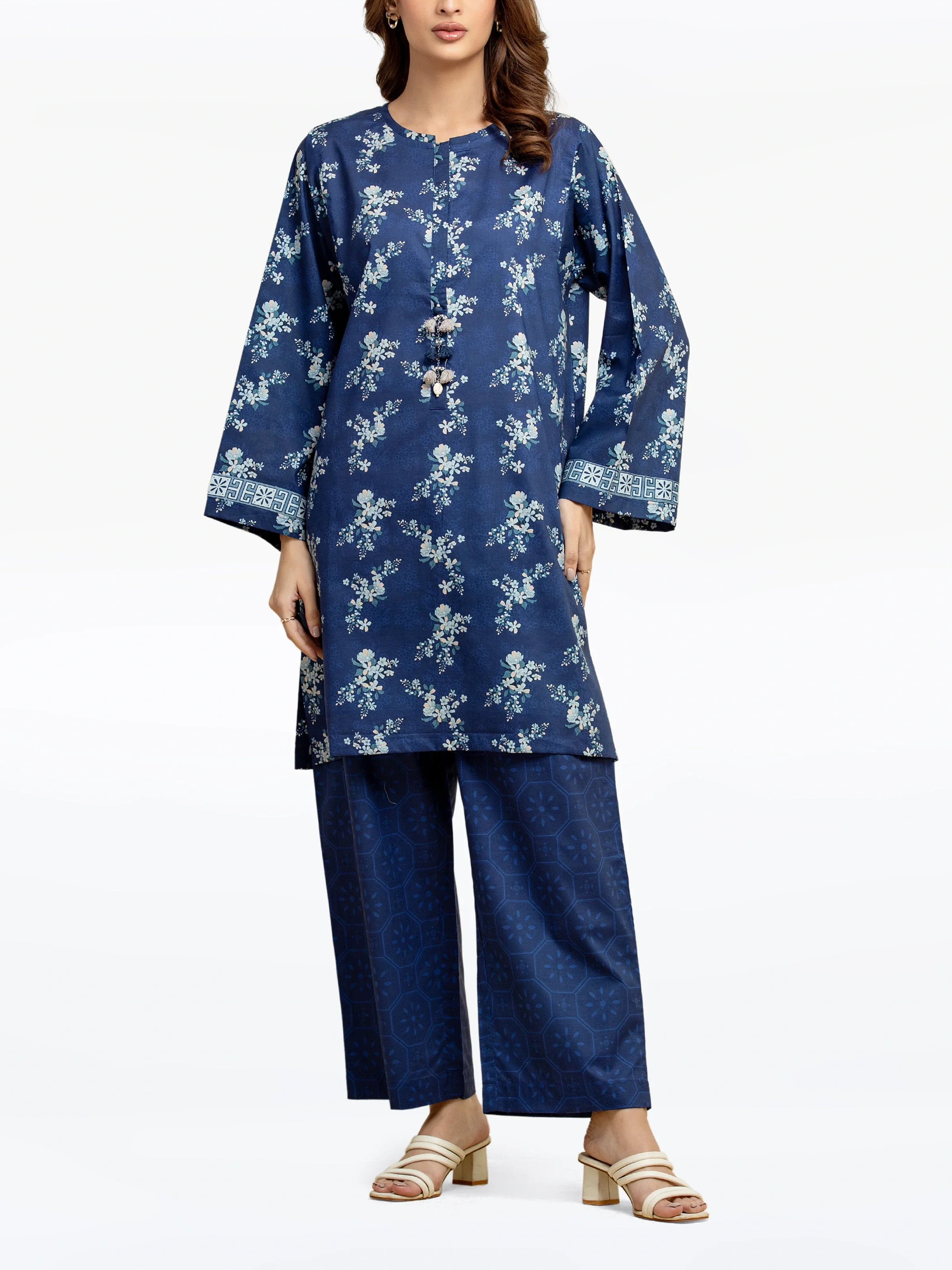Printed Cambric Shirt - EWTKP5-81638S