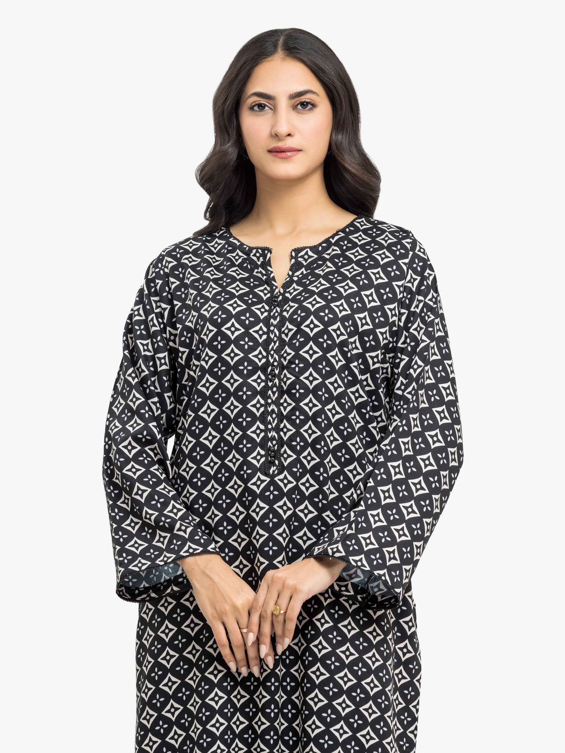 Printed Viscose Shirt - EWTKP24-81467S - Image 2