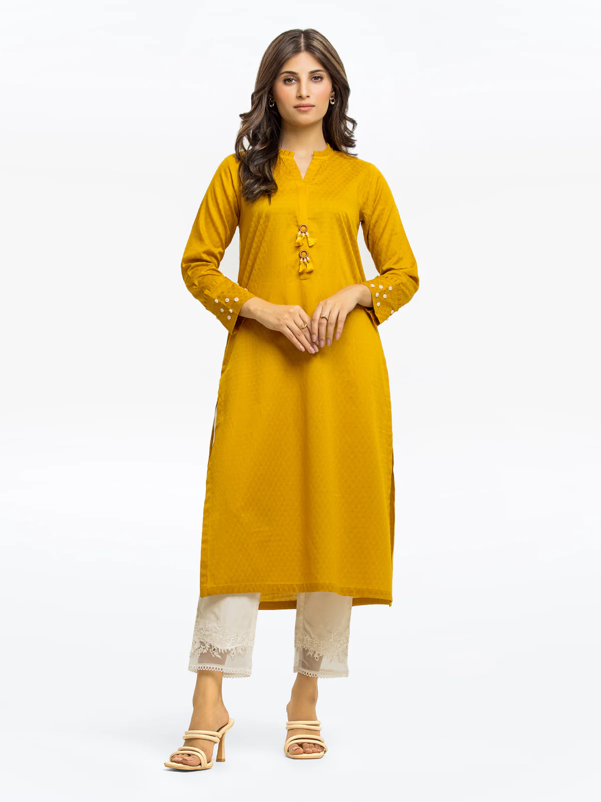 Solid Dobby Shirt - EWTKS24-68953S