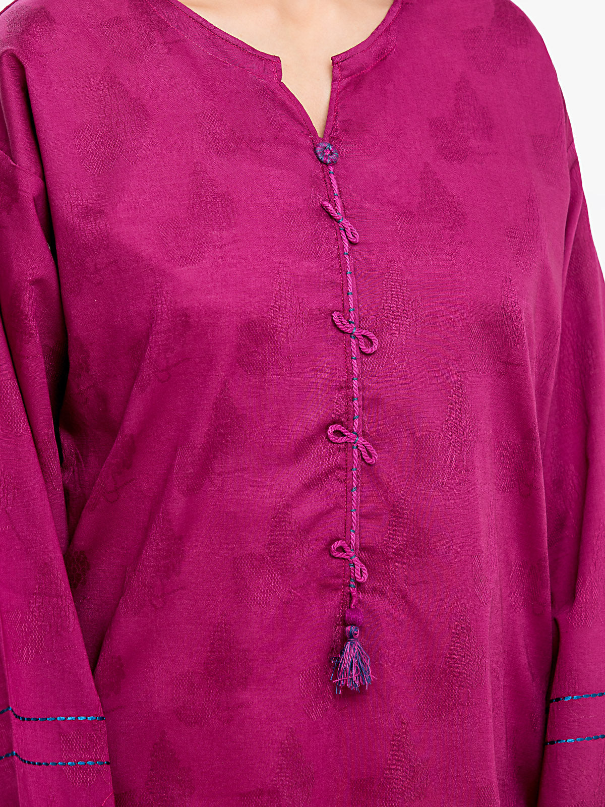 Solid Dobby Shirt - EWTKS24-69622S - Image 4