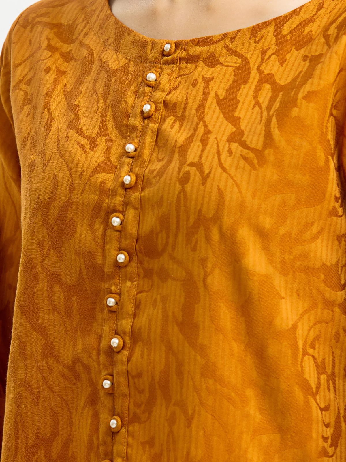 Printed Dobby Shirt - EWTKS24-68980S - Image 4