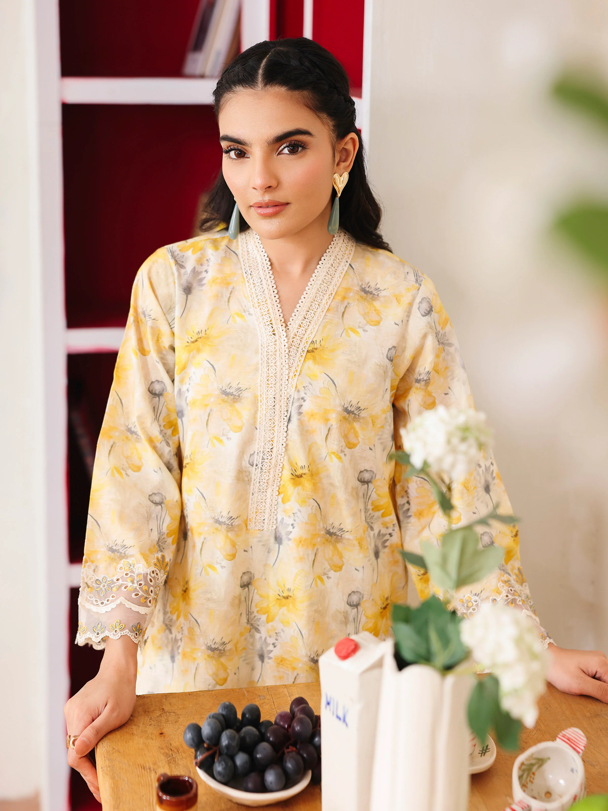 Printed Jacquard Co-Ord Set - EWTKE5-81693ST - Image 2