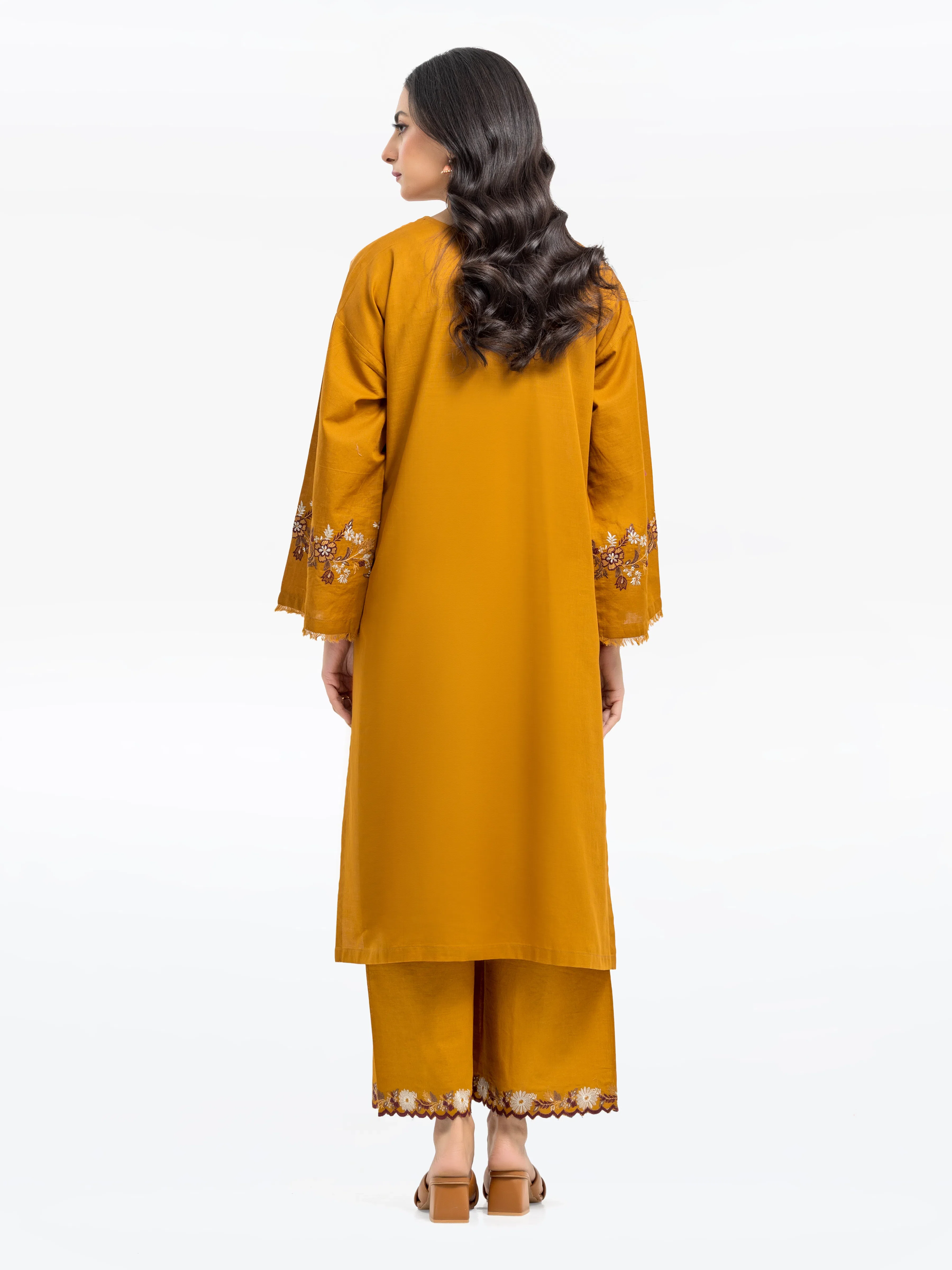 Embroidered Khaddar Shirt Trouser - EWTKE24-81433ST - Image 6