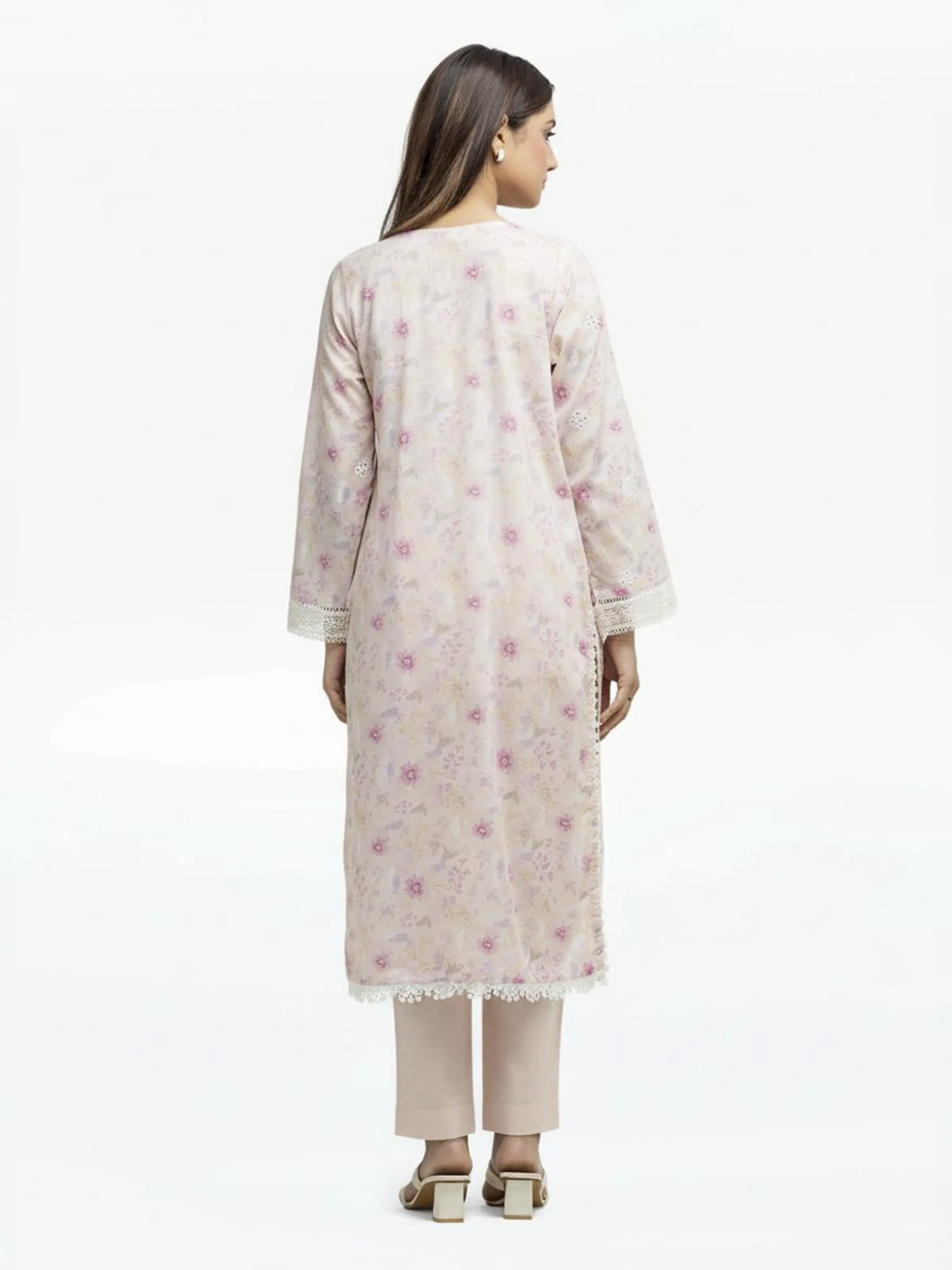 Embroidered Lawn Shirt Trouser - EWTKE24-81032ST - Image 4