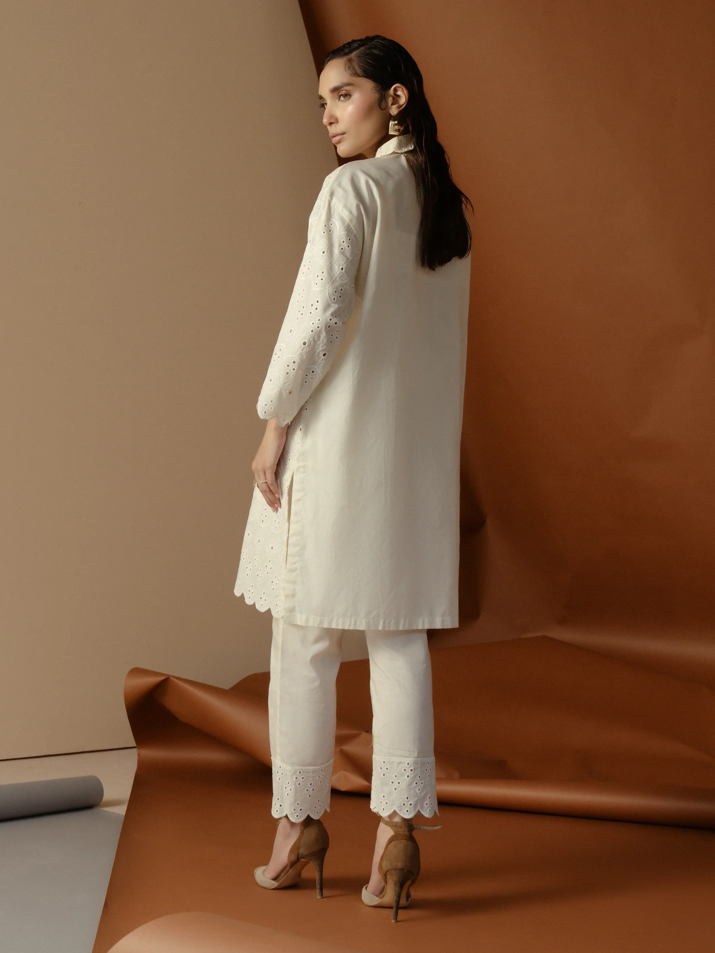 Embroidered Lawn Co-Ord Set - EWTKE24-81195ST - Image 6