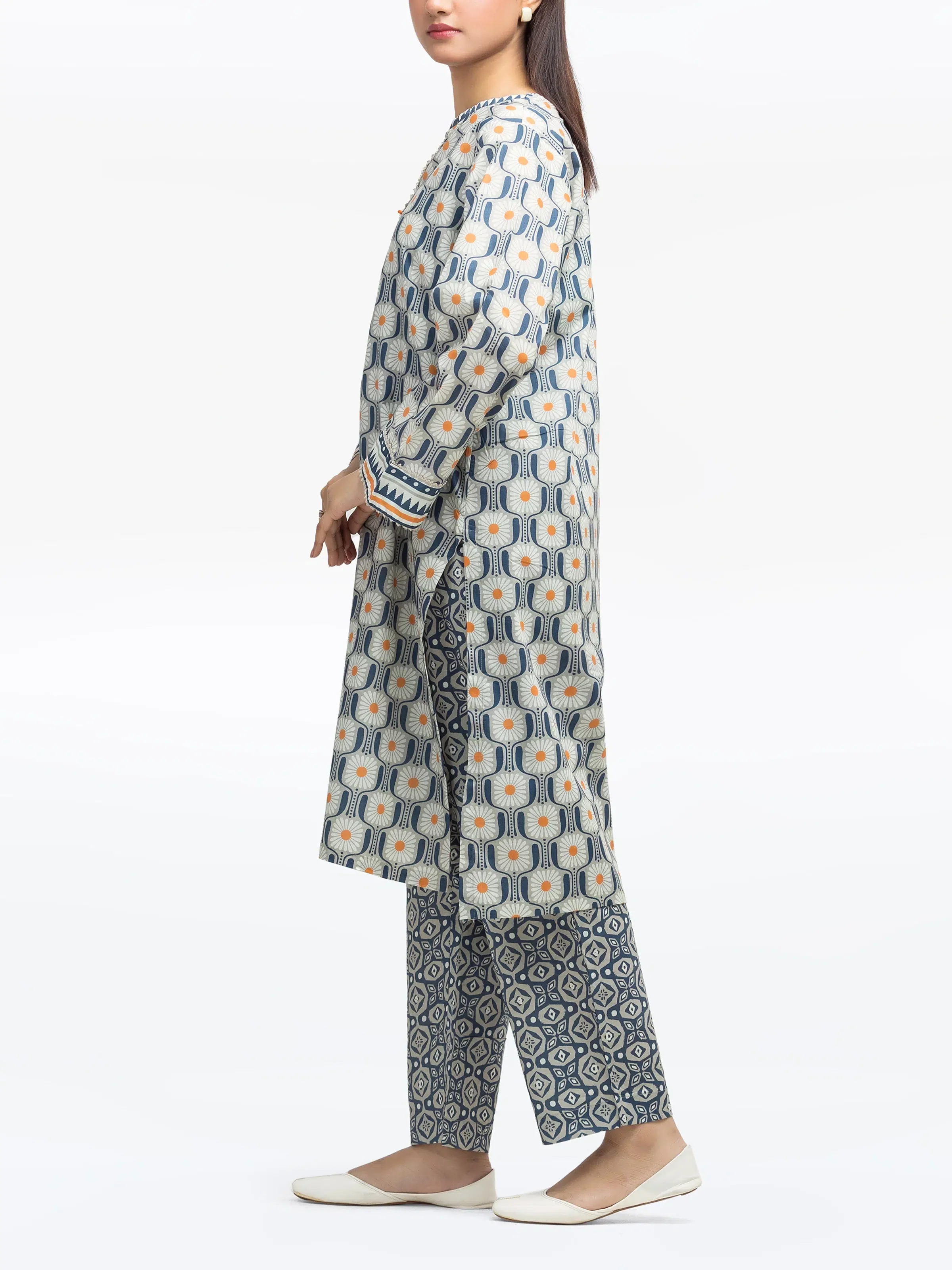 Printed Cambric Co-Ord Set - EWTKP5-81660ST - Image 5