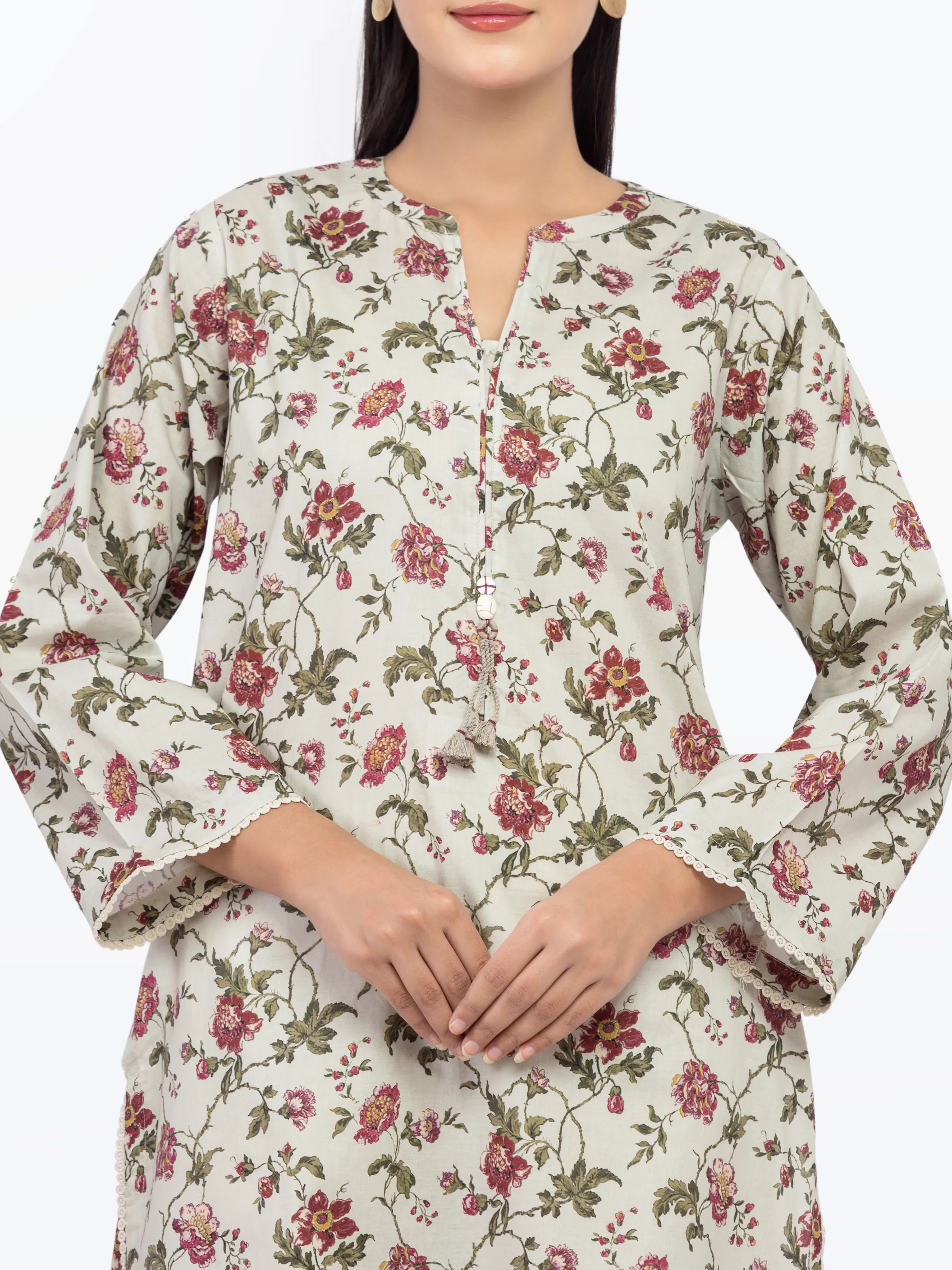 Printed Cambric Shirt Trouser - EWTKP5-81665ST - Image 2
