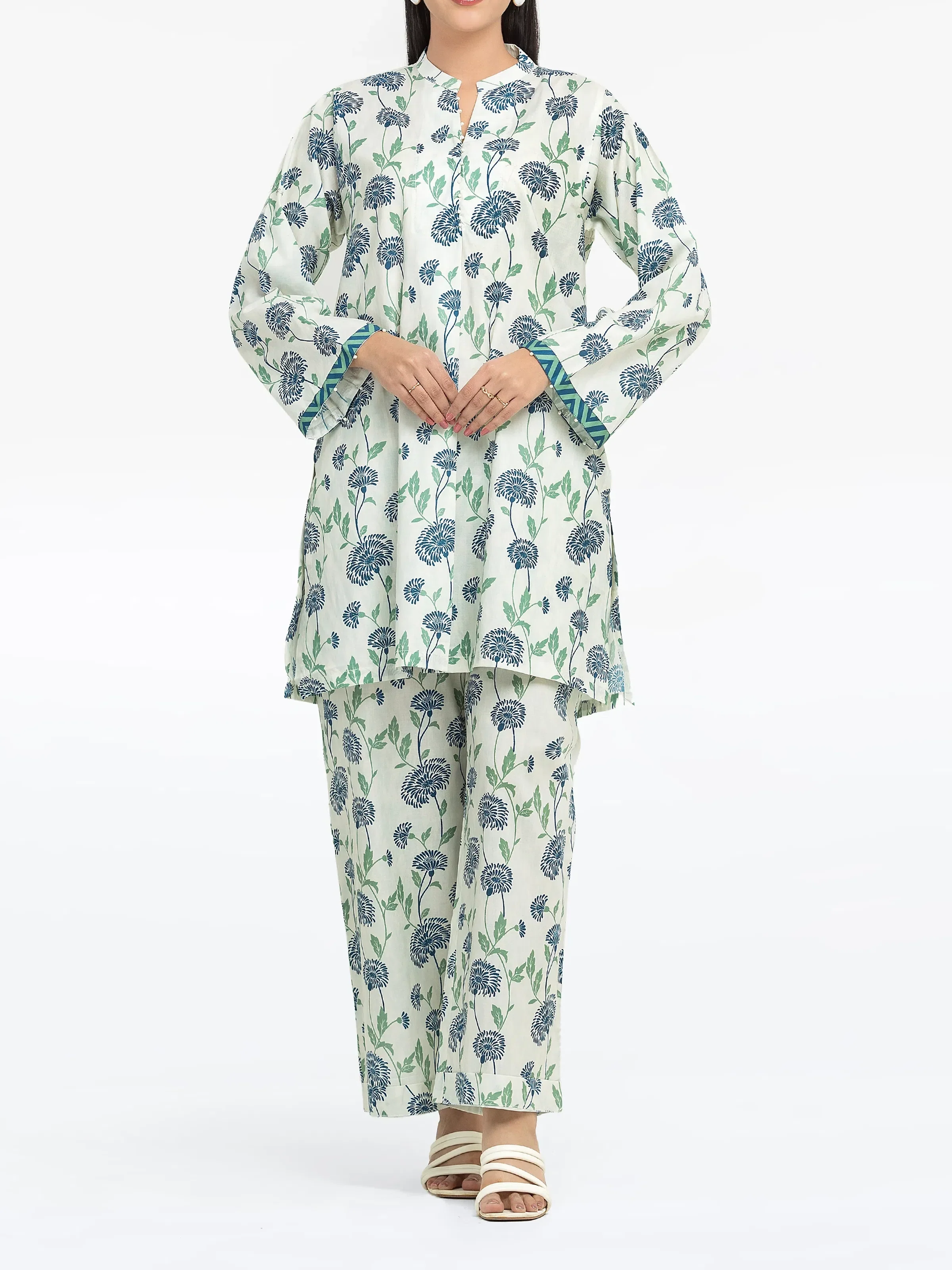 Printed Cambric Co-Ord Set - EWTKP5-81669ST