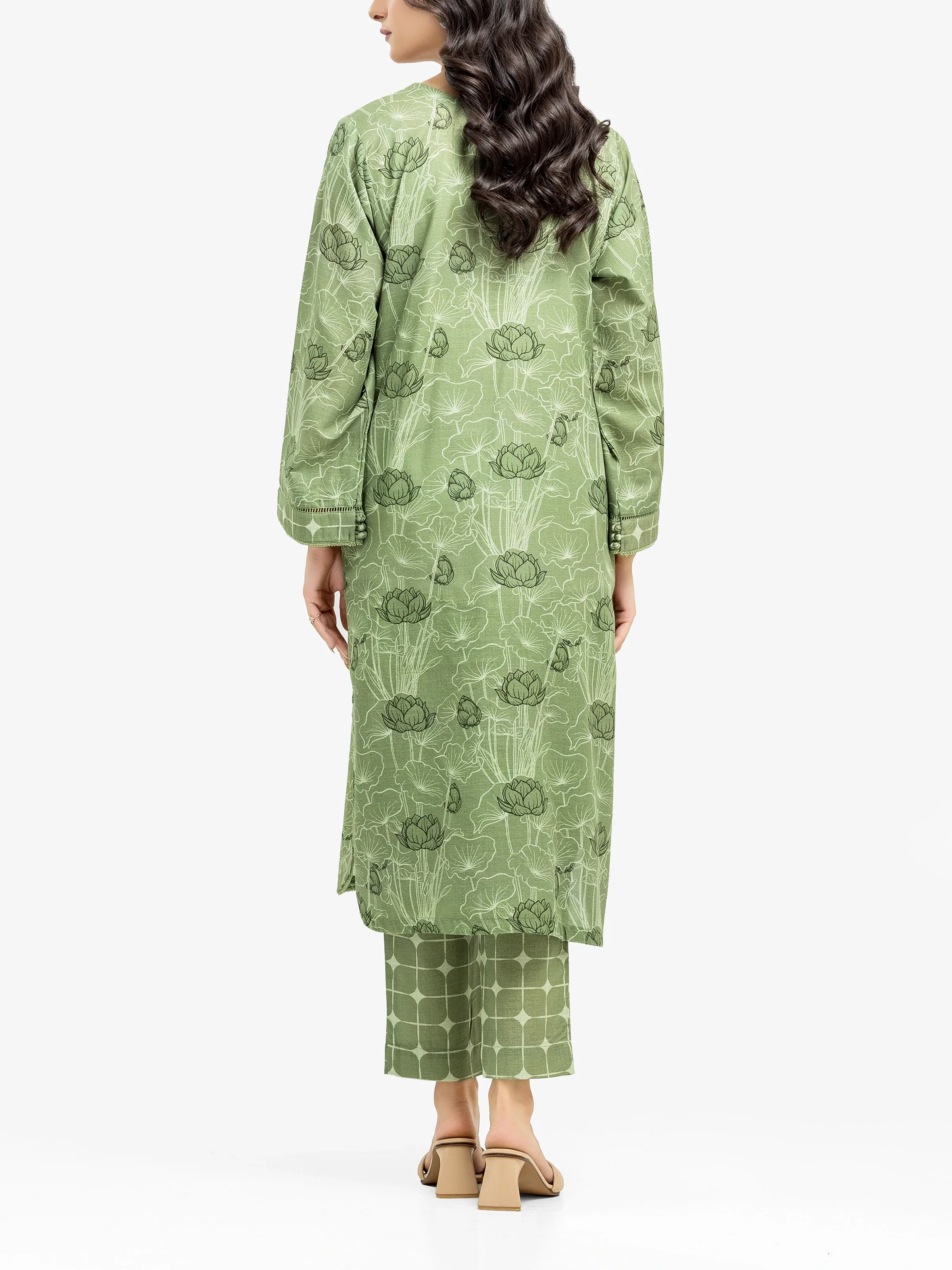 Printed Khaddar Shirt Trouser - EWTKP24-81425ST - Image 5