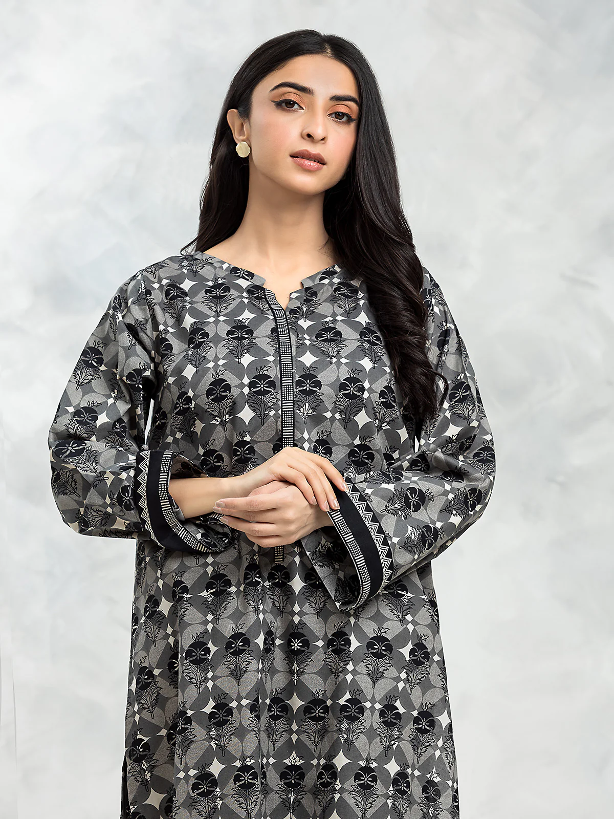 Printed Lawn Shirt Trouser - EWTKP24-68865ST - Image 2