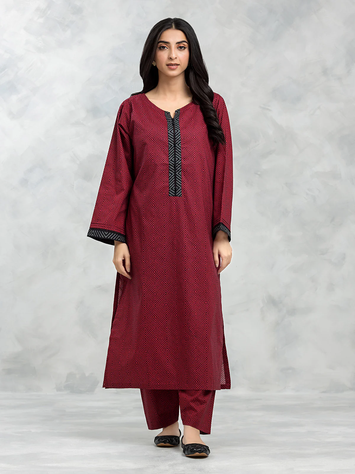 Printed Lawn Shirt Trouser - EWTKP24-68885ST