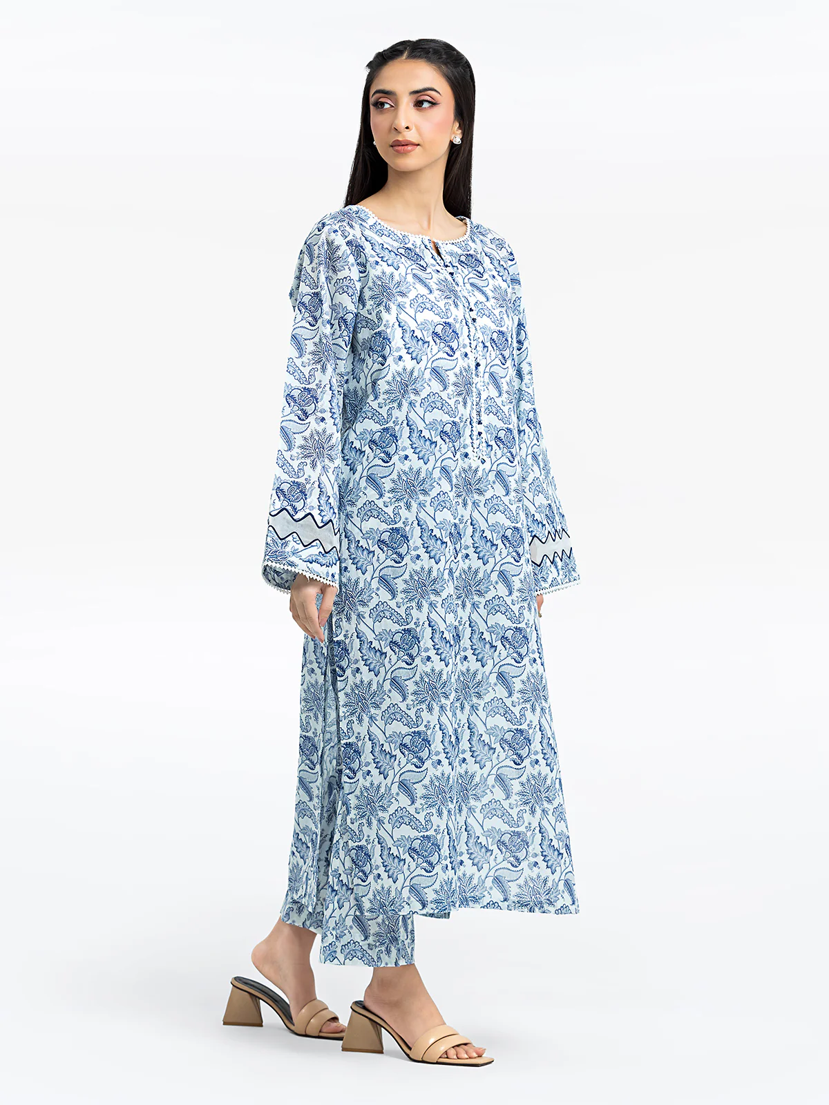 Printed Lawn Co-Ord Set - EWTKP24-81130ST - Image 4