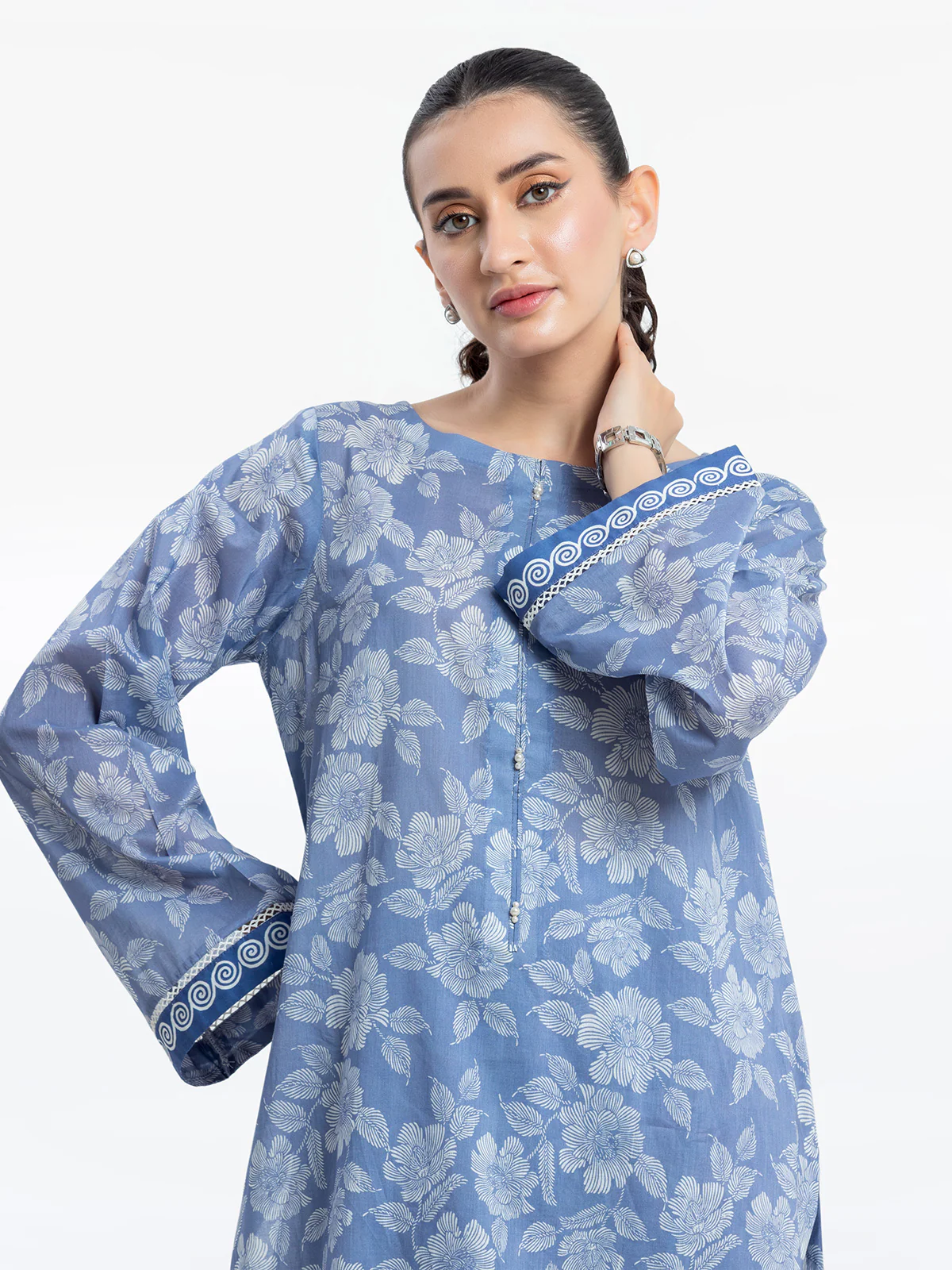 Printed Lawn Co-Ord Set - EWTKP24-81313ST - Image 2