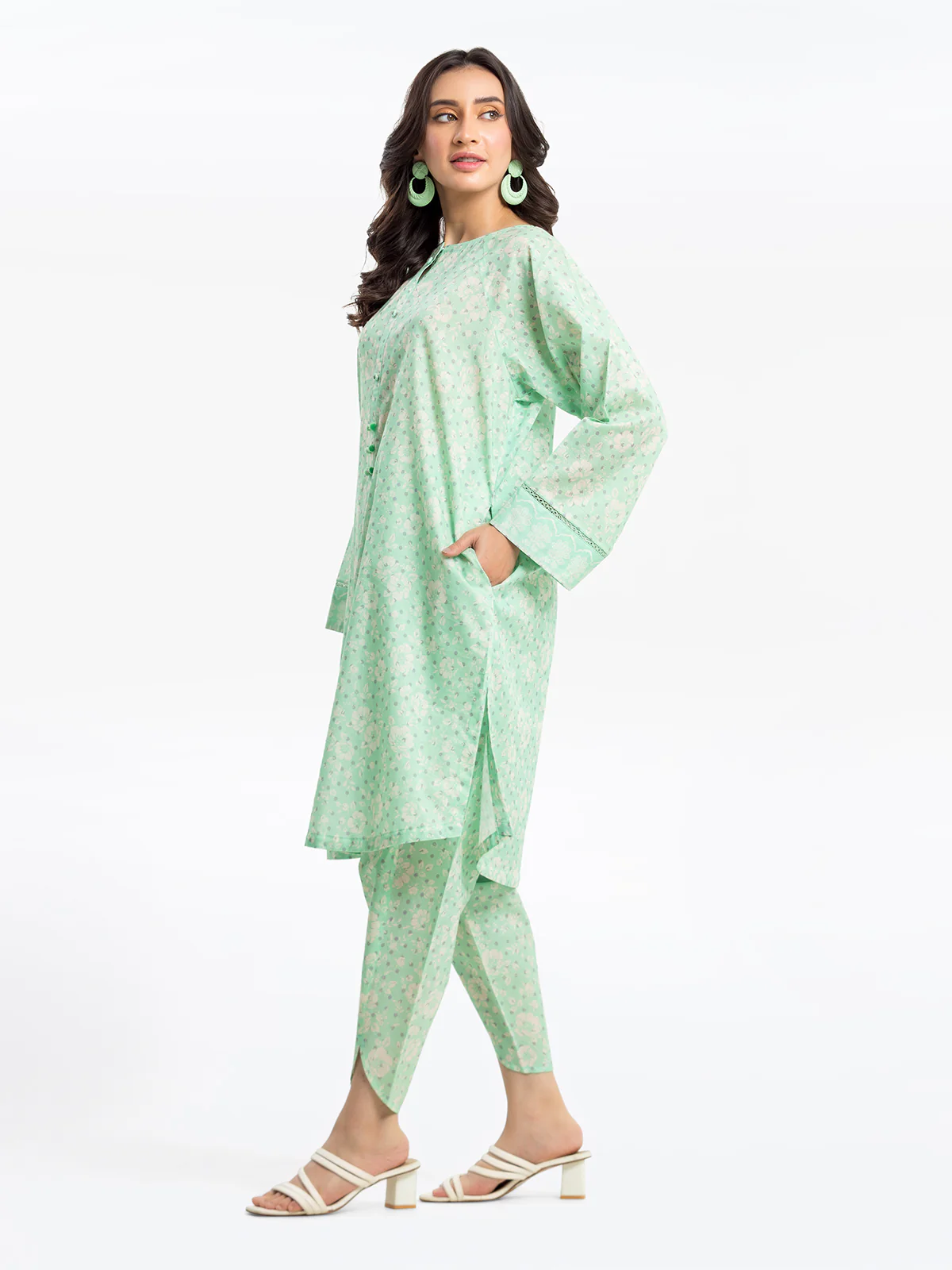 Printed Lawn Co-Ord Set - EWTKP24-81314ST - Image 4