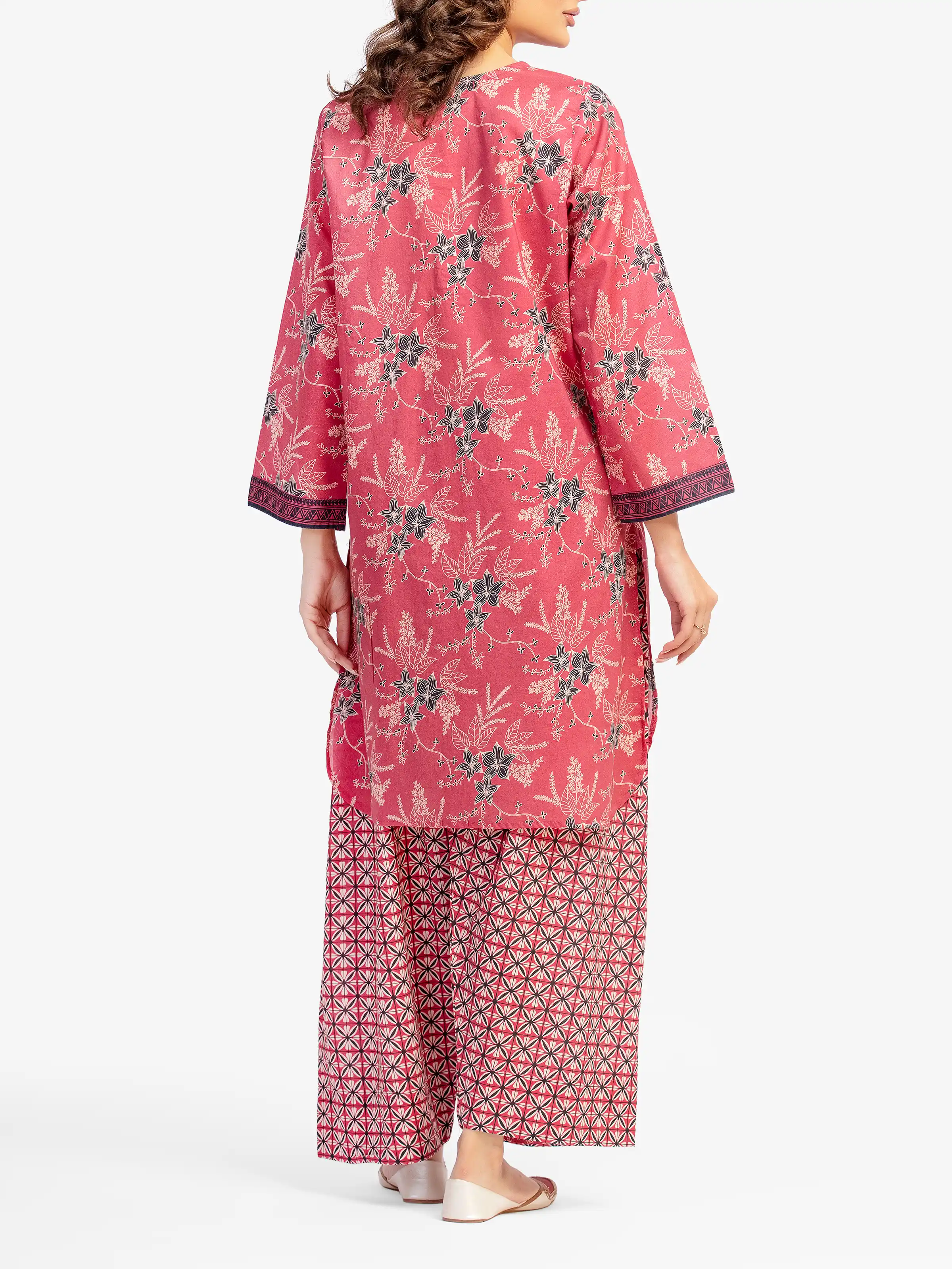 Printed Lawn Co-Ord Set - EWTKP5-81852ST - Image 4