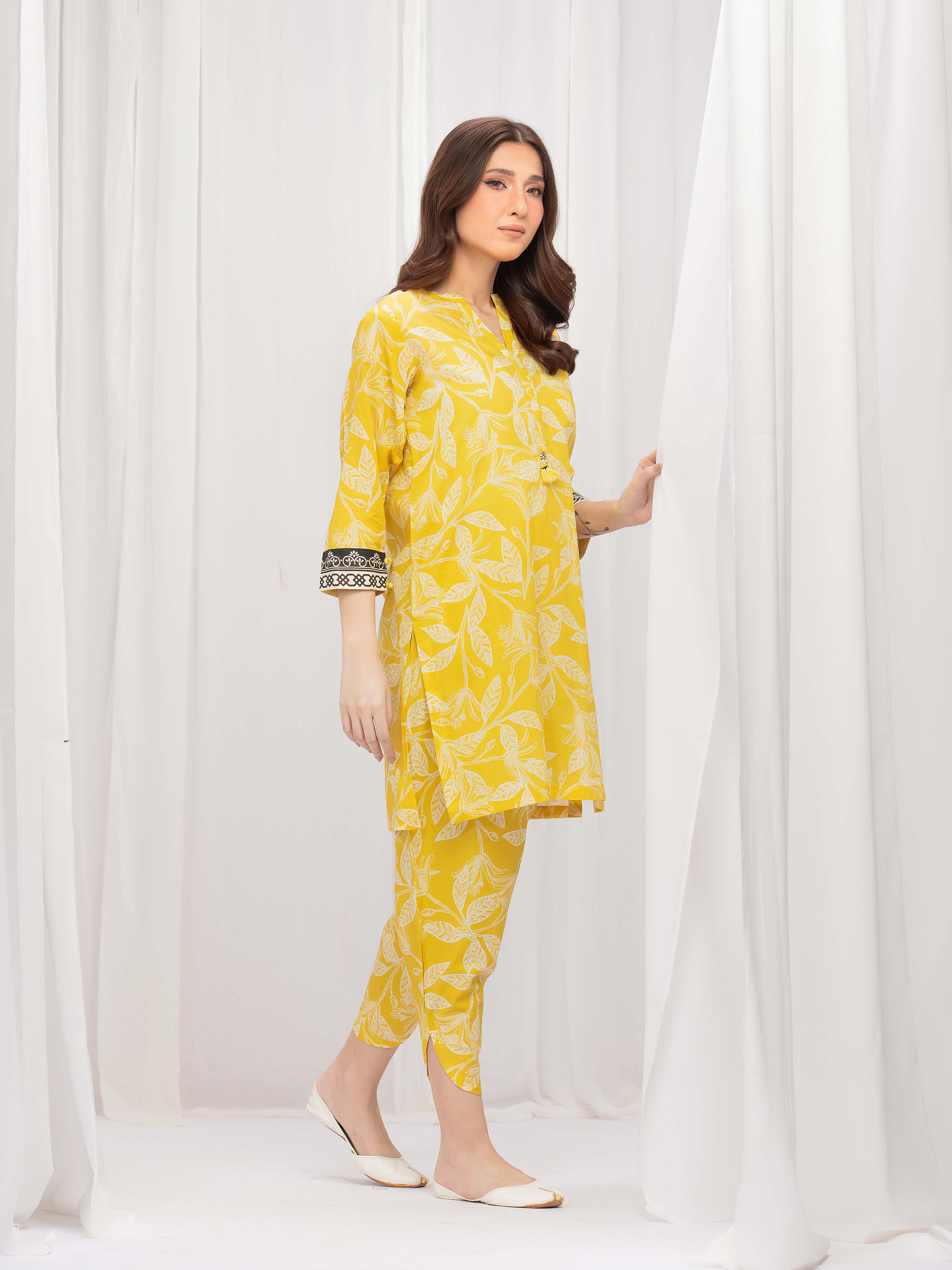 Printed Lawn Co-Ord Set - EWTKP5-81854ST - Image 2