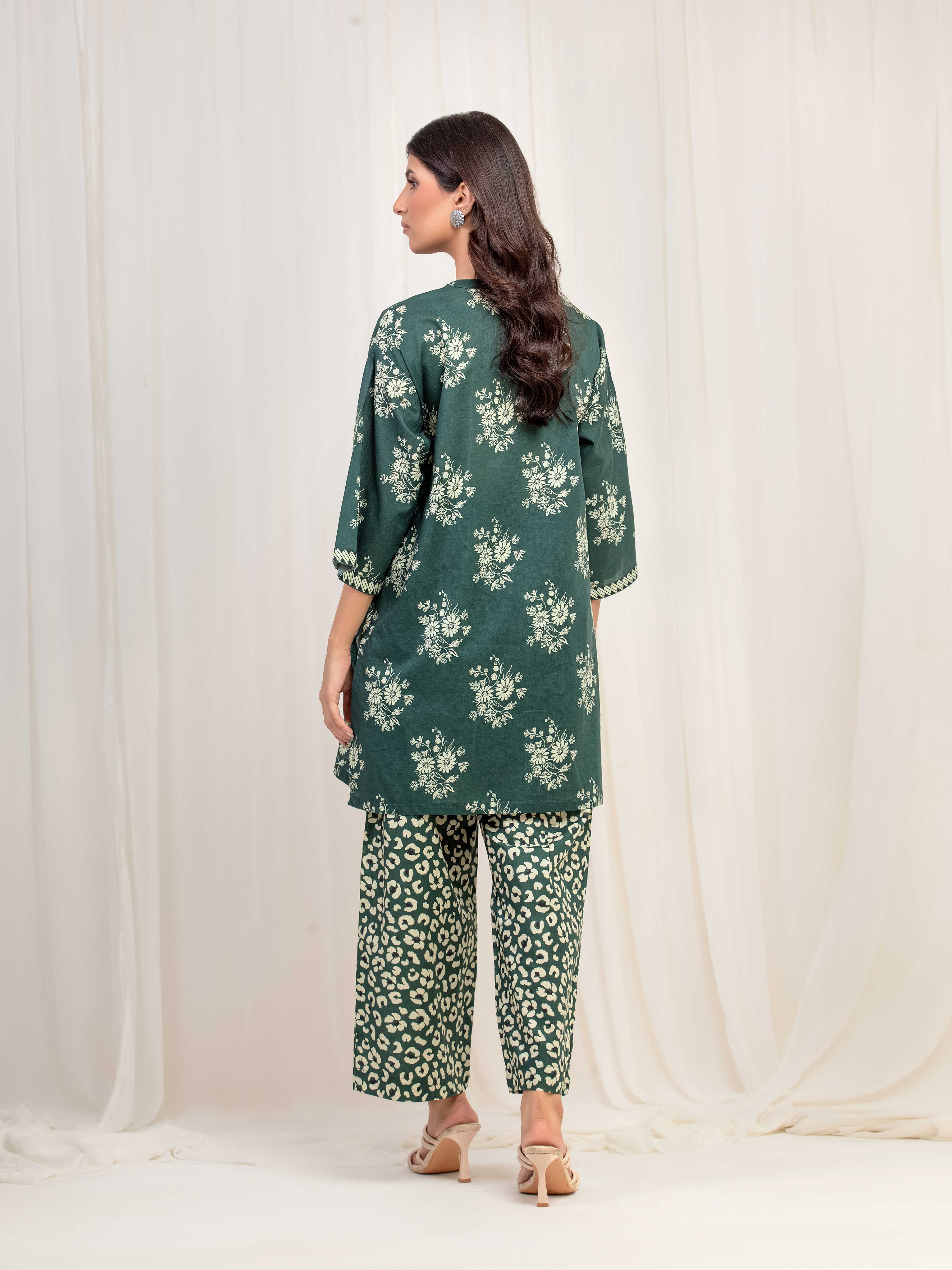 Printed Lawn Co-Ord Set - EWTKP5-81857ST - Image 5