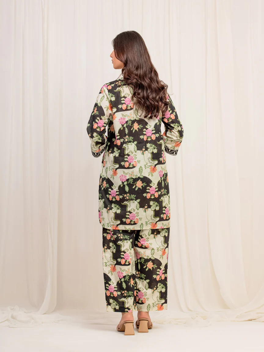 Printed Lawn Co-Ord Set - EWTKP5-81867ST - Image 6