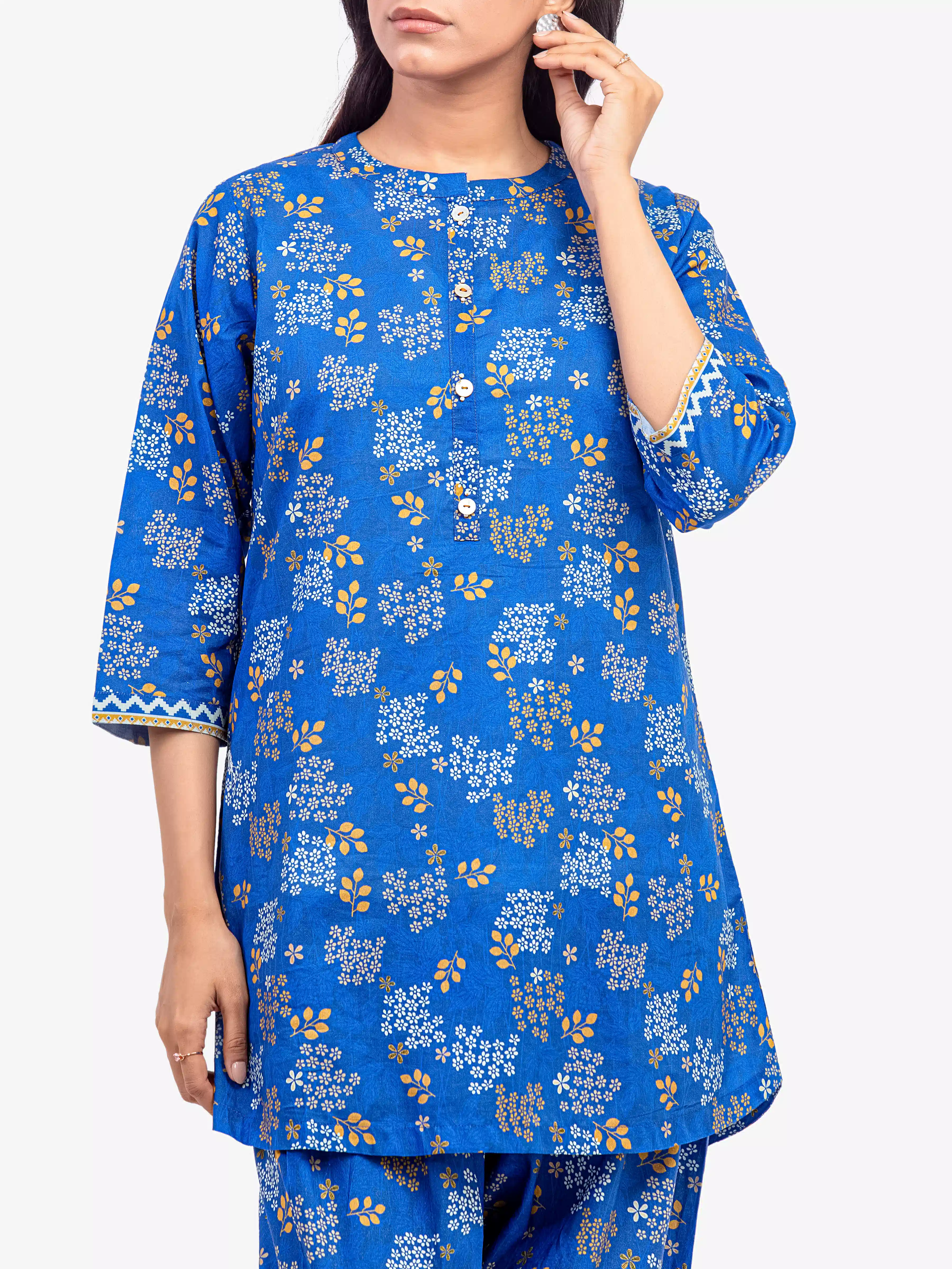 Printed Lawn Co-Ord Set - EWTKP5-81876ST - Image 2