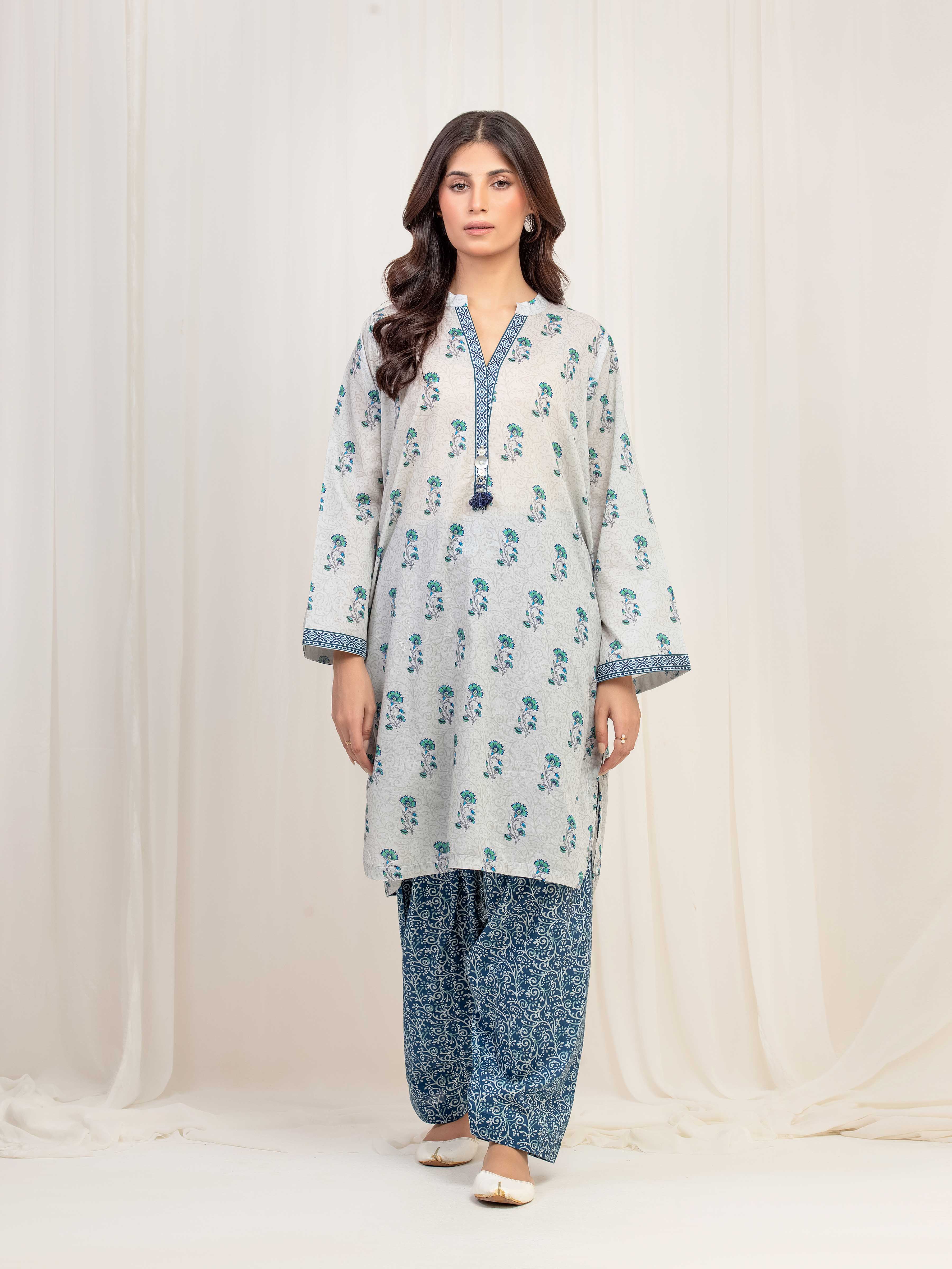 Printed Lawn Co-Ord Set - EWTKP5-81886ST