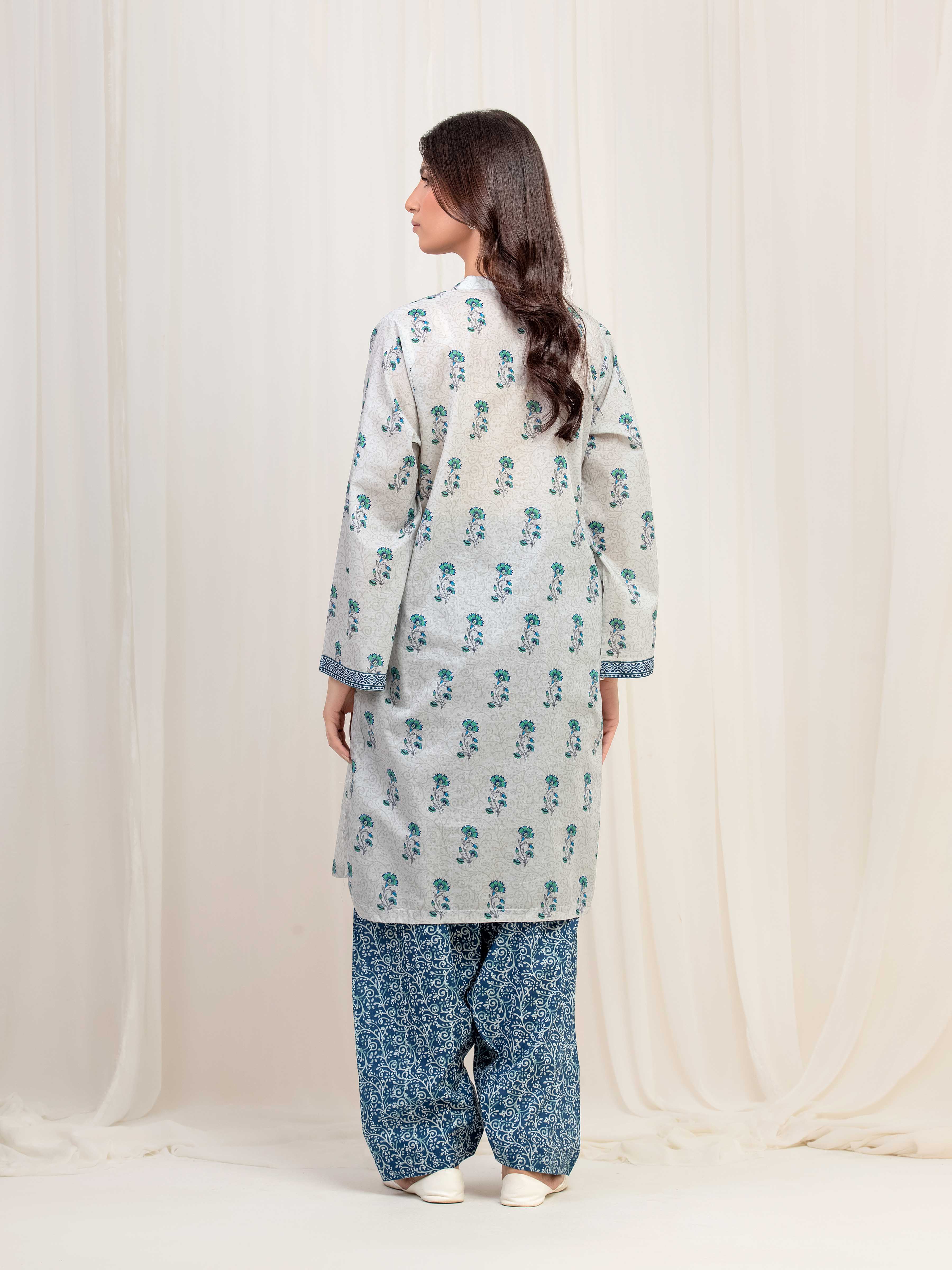 Printed Lawn Co-Ord Set - EWTKP5-81886ST - Image 6