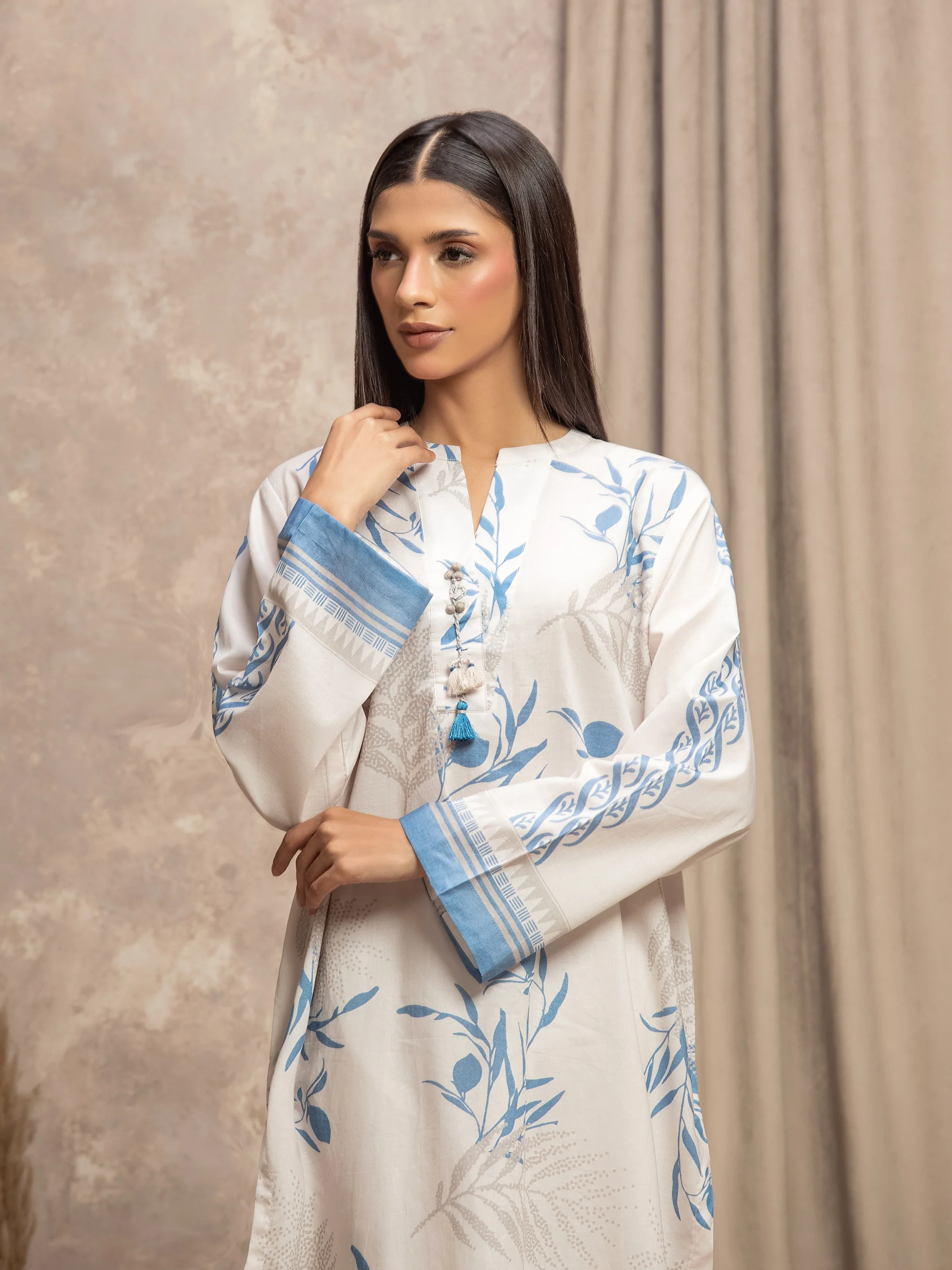 Printed Lawn Co-Ord Set - EWTKP5-81890ST - Image 2