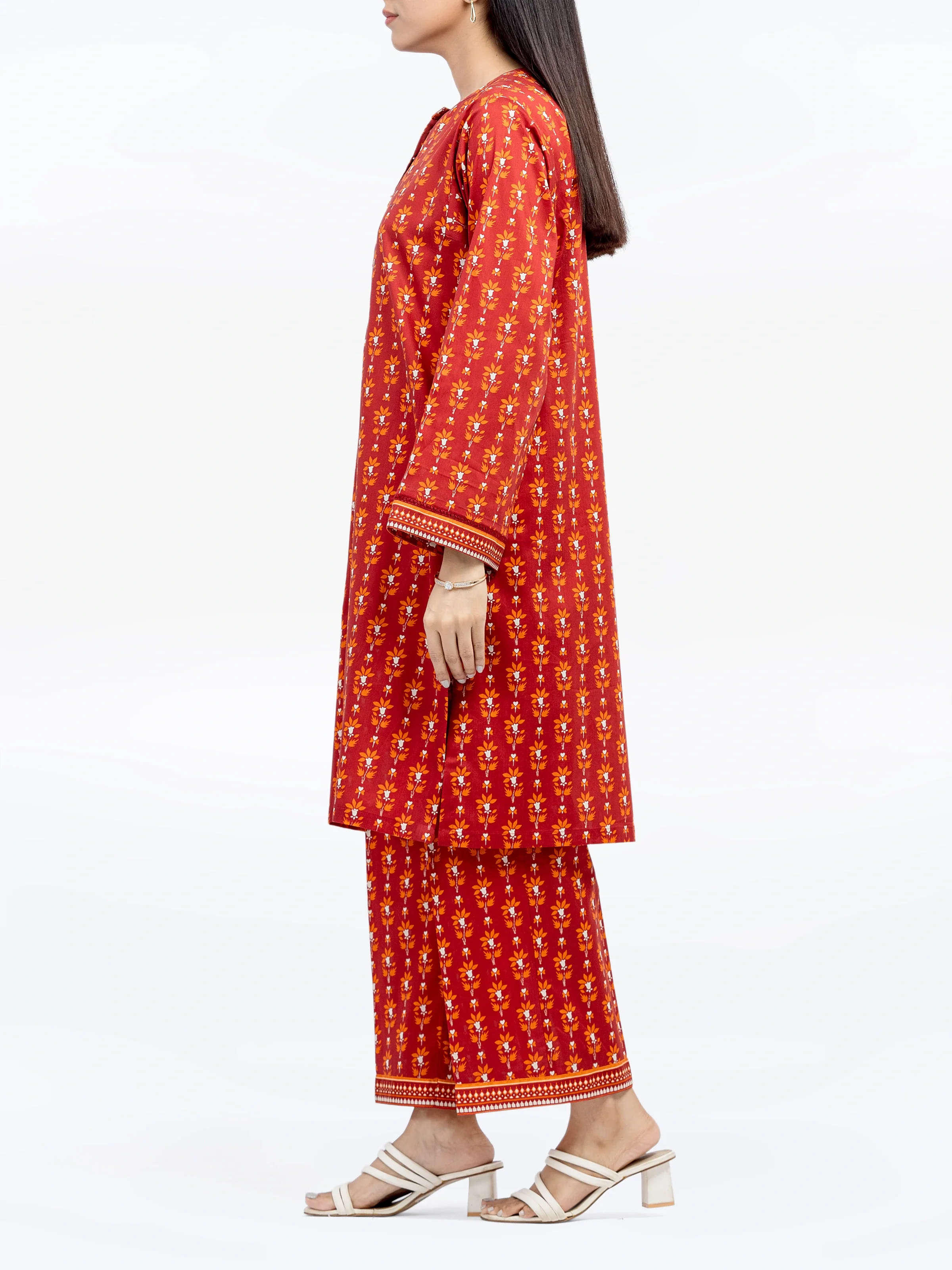 Printed Lawn Co-Ord Set - EWTKP5-82125ST - Image 3