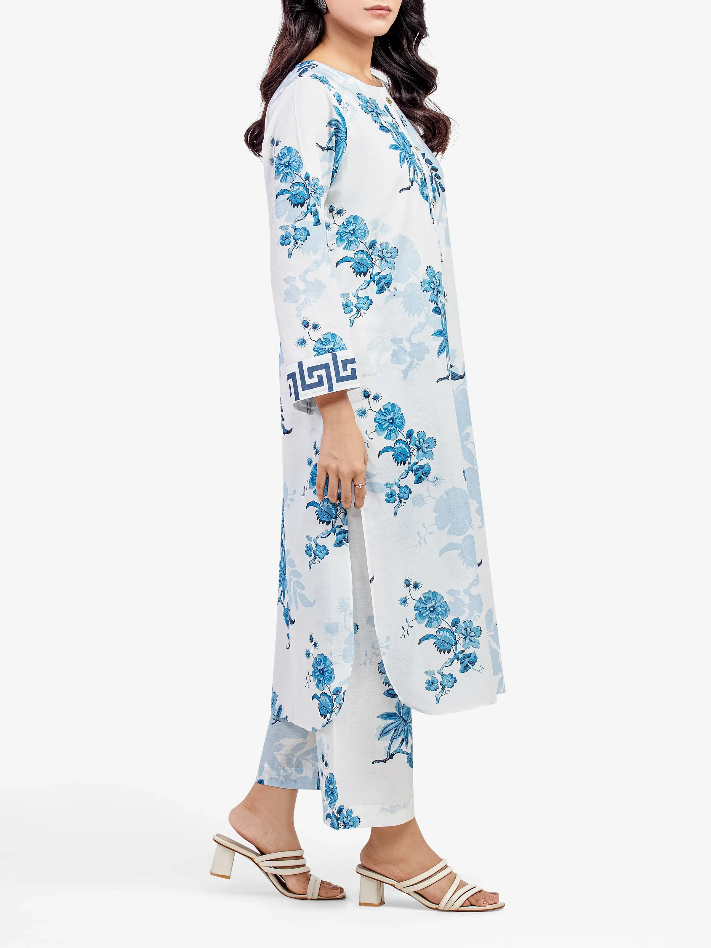 Printed Lawn Co-Ord Set - EWTKP5-82306ST - Image 3
