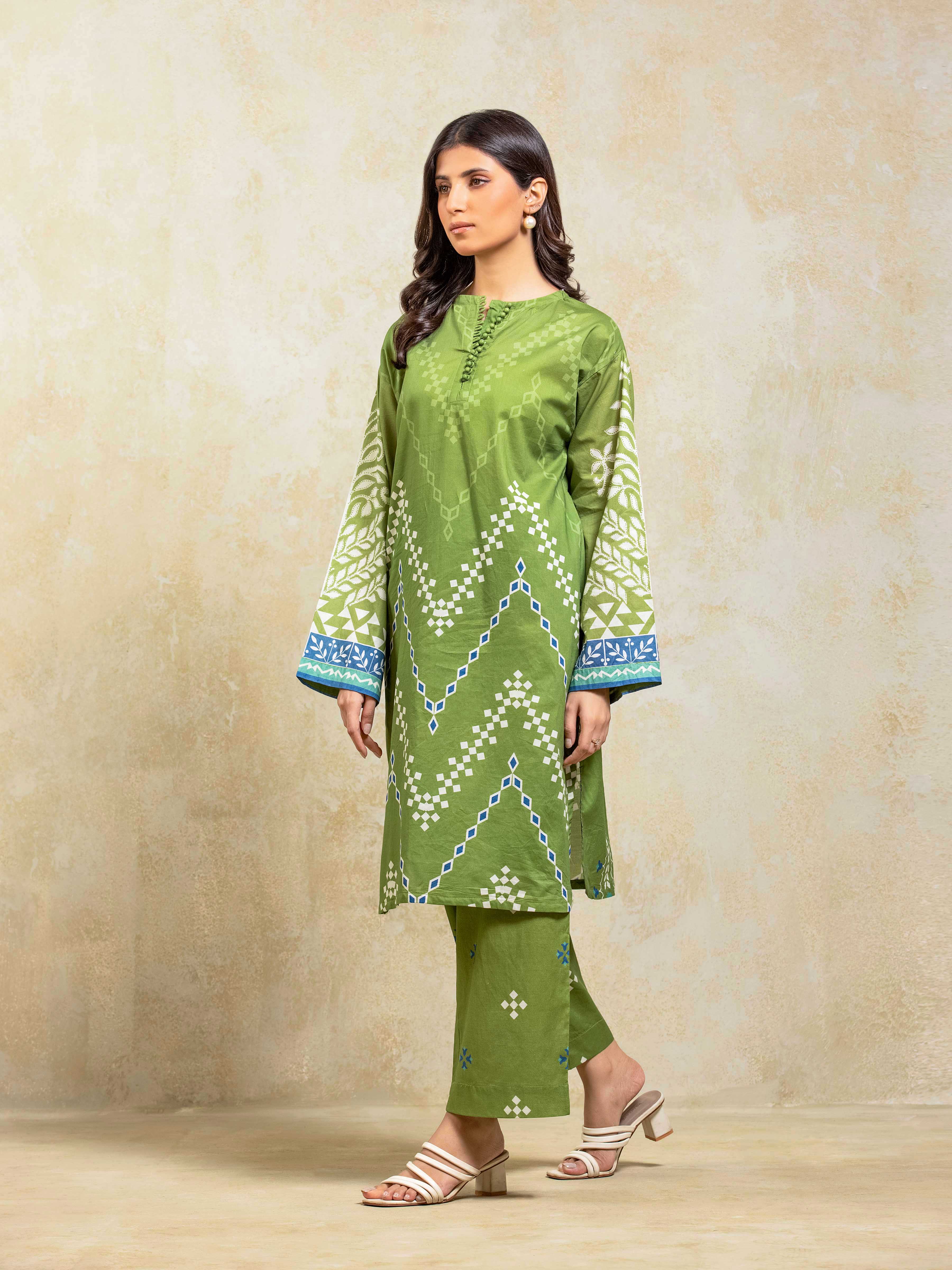 Printed Lawn Co-Ord Set - EWTKP5-82307ST - Image 5