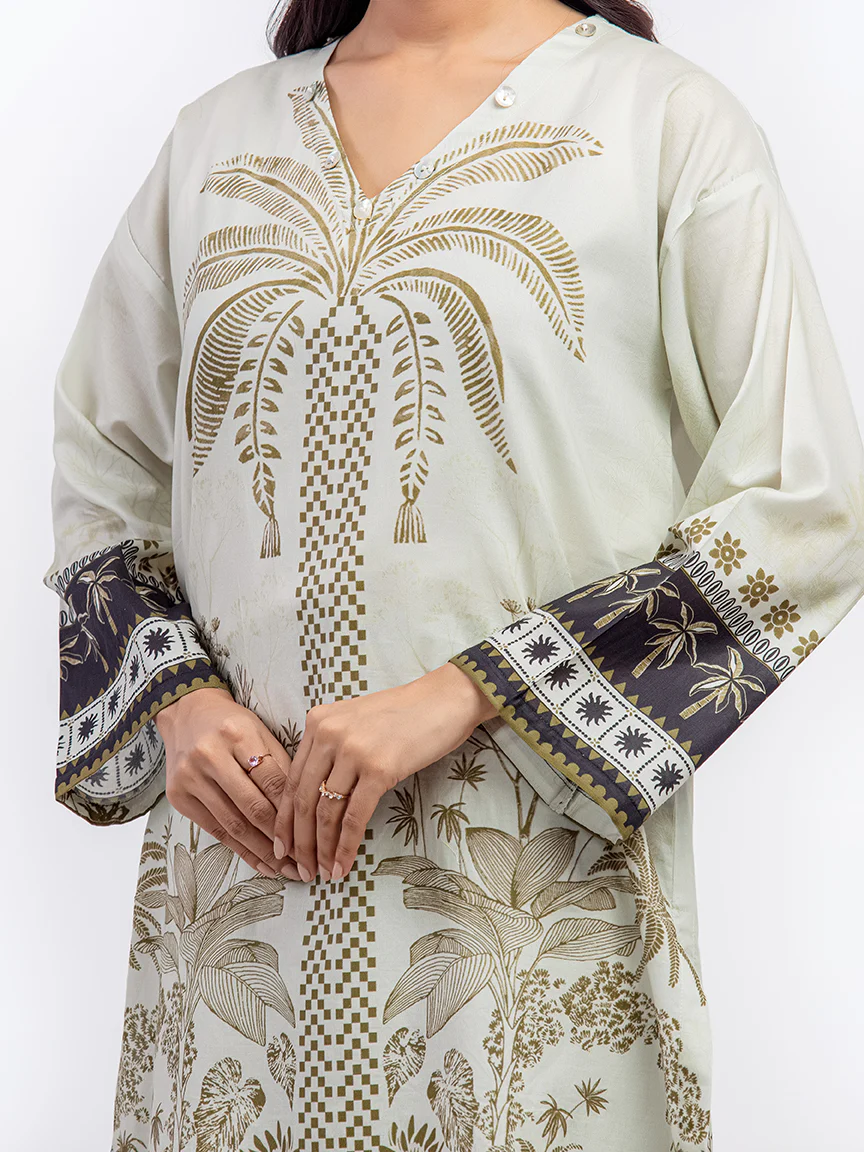Printed Lawn Co-Ord Set - EWTKP5-82308ST - Image 3