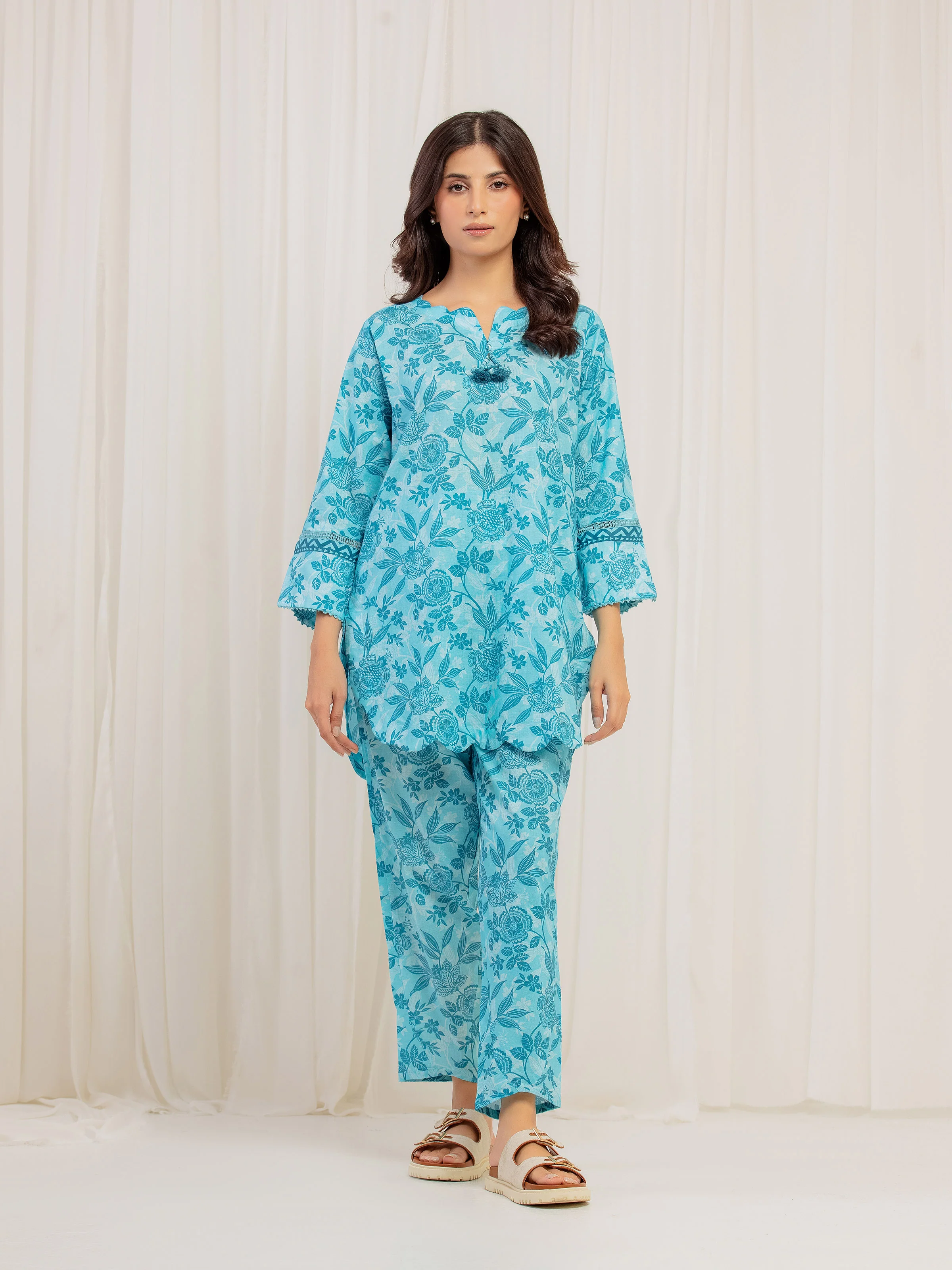 Printed Lawn Co-Ord Set - EWTKP5-82380ST