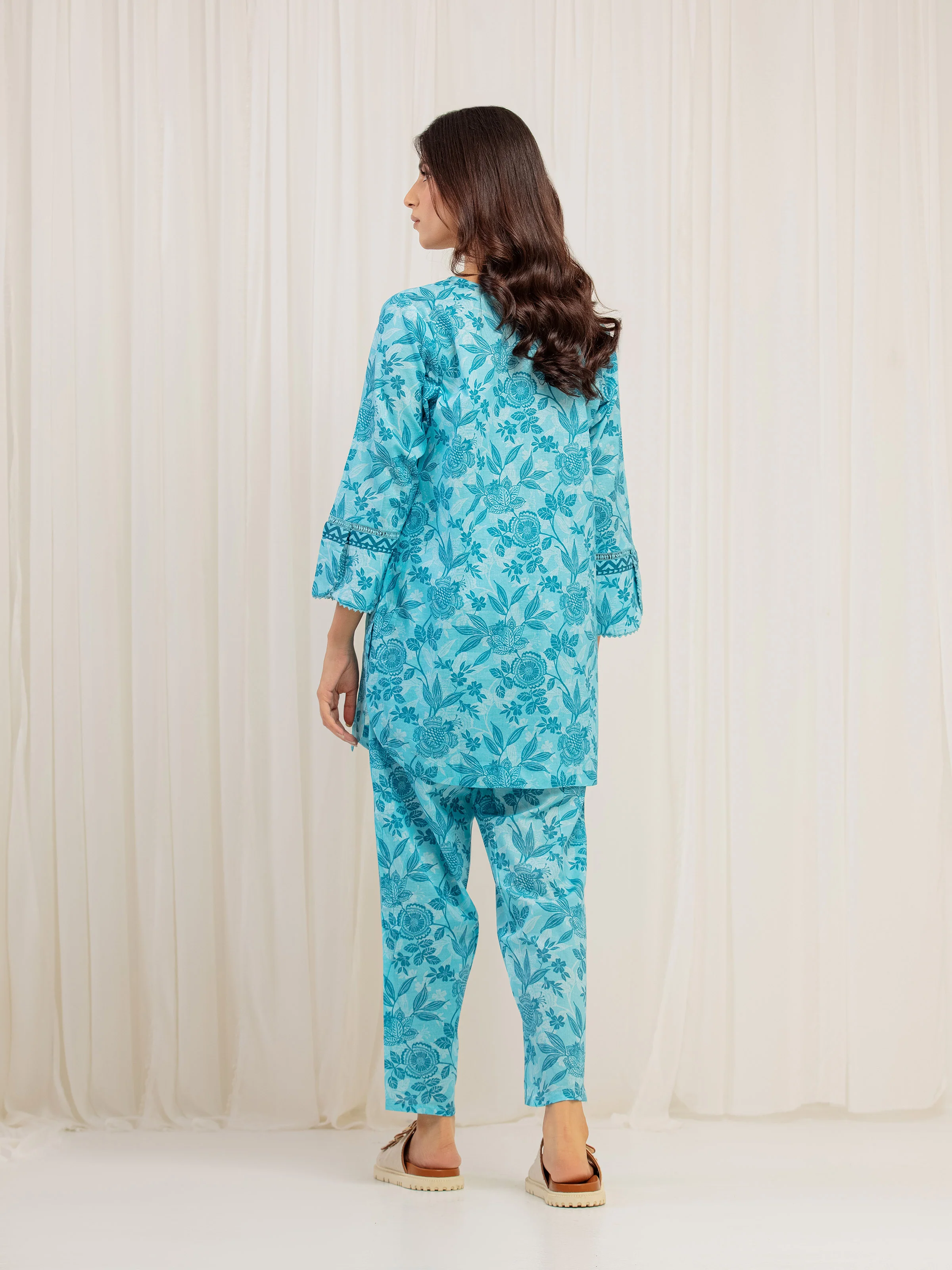 Printed Lawn Co-Ord Set - EWTKP5-82380ST - Image 5