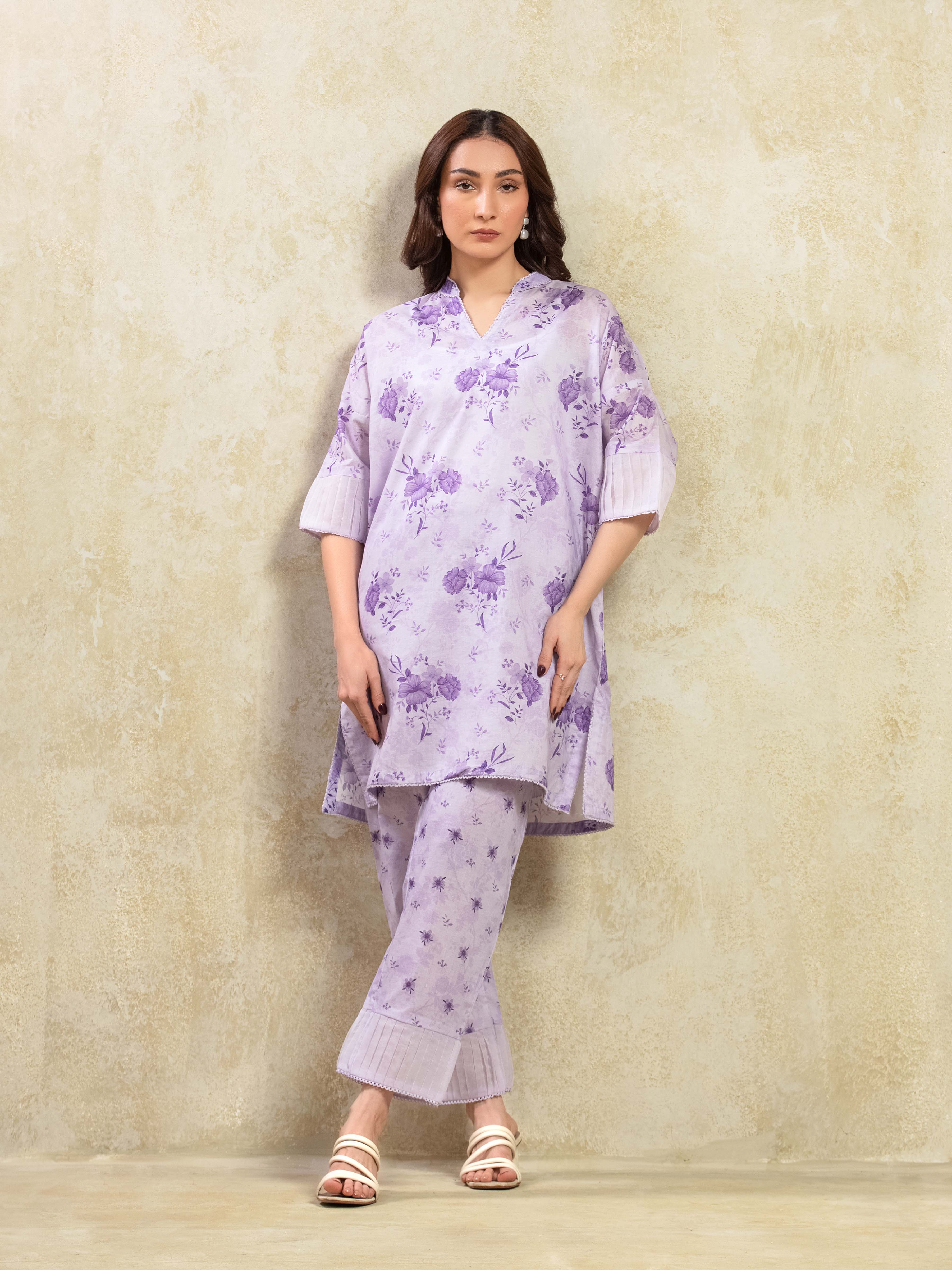 Printed Lawn Co-Ord Set - EWTKP5-82393ST