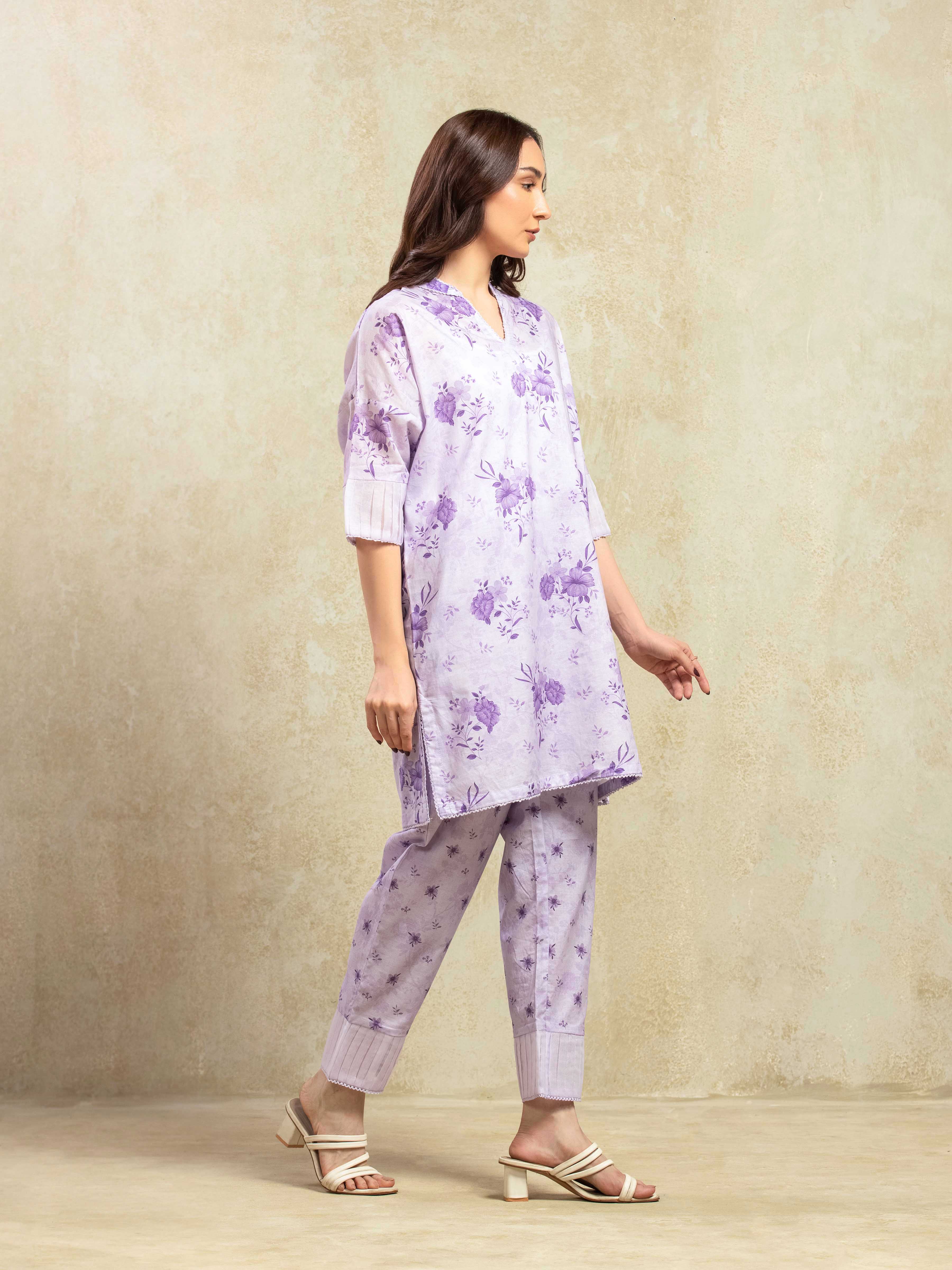 Printed Lawn Co-Ord Set - EWTKP5-82393ST - Image 5