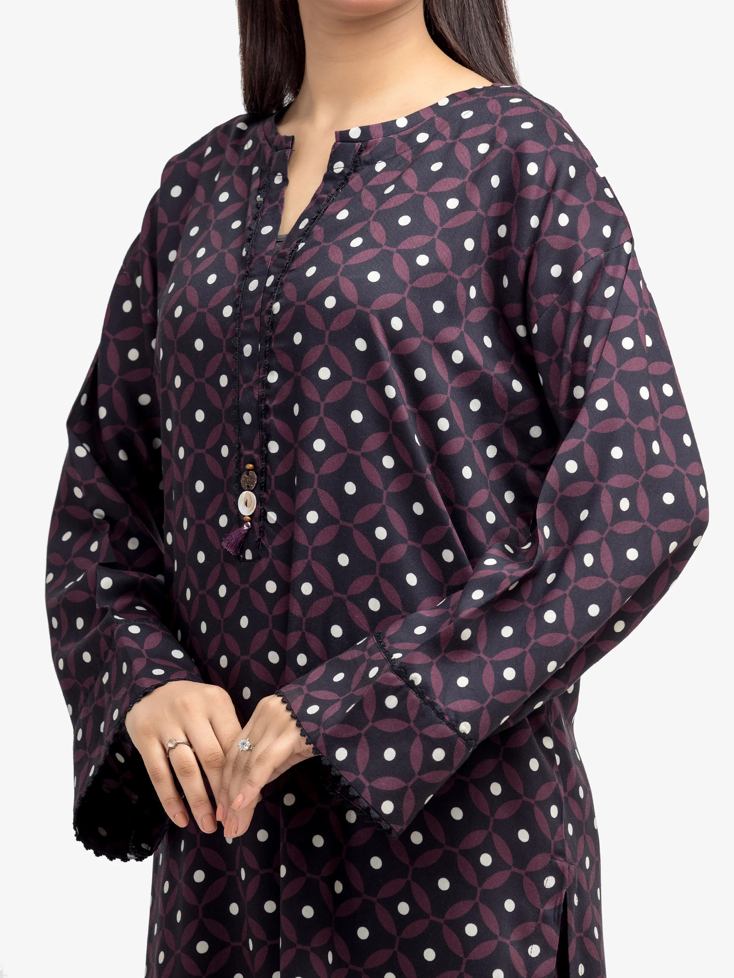 Printed Viscose Co-Ord Set - EWTKP24-81470ST - Image 3
