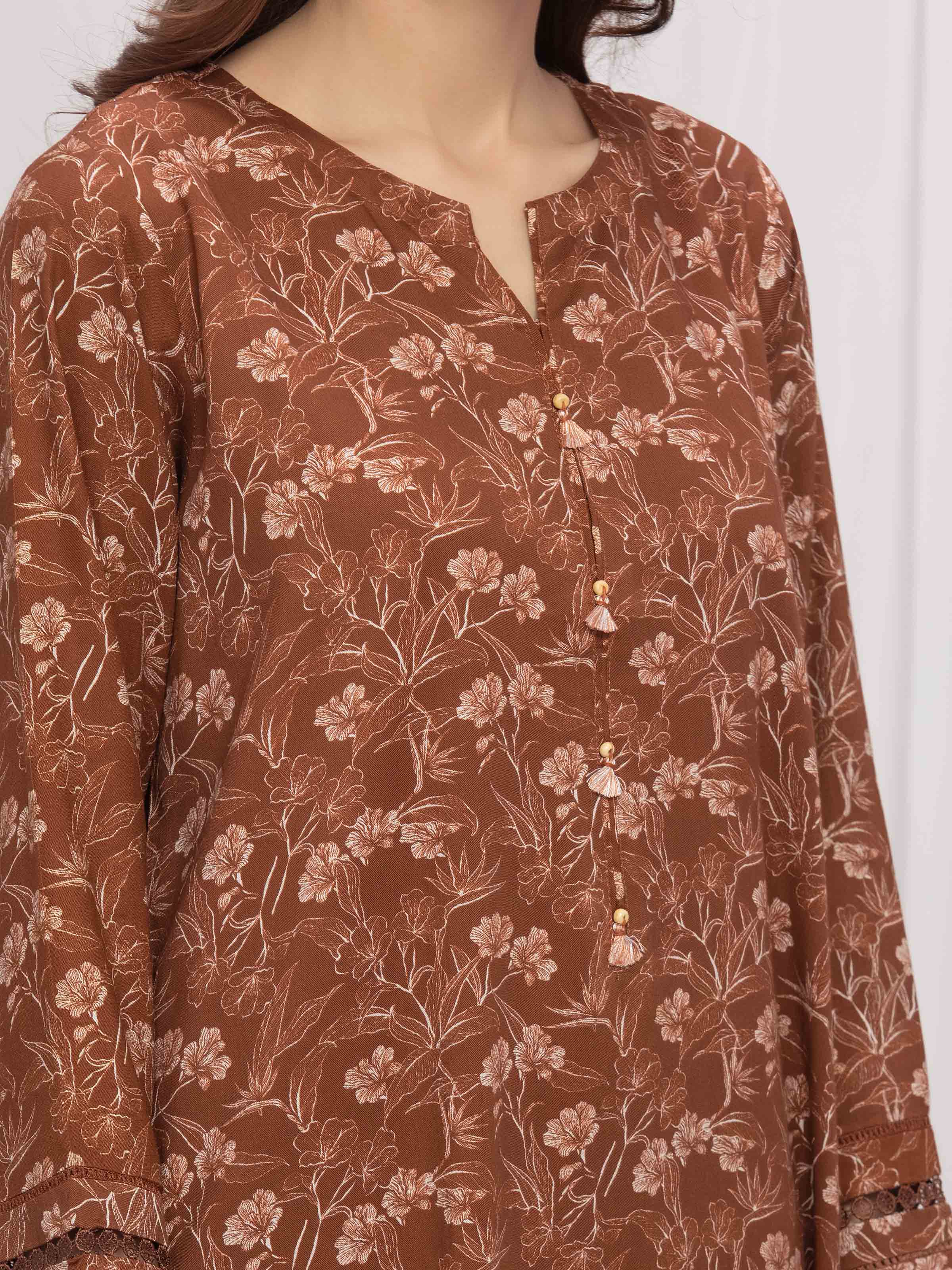 Printed Viscose Co-Ord Set - EWTKP5-81382ST - Image 3