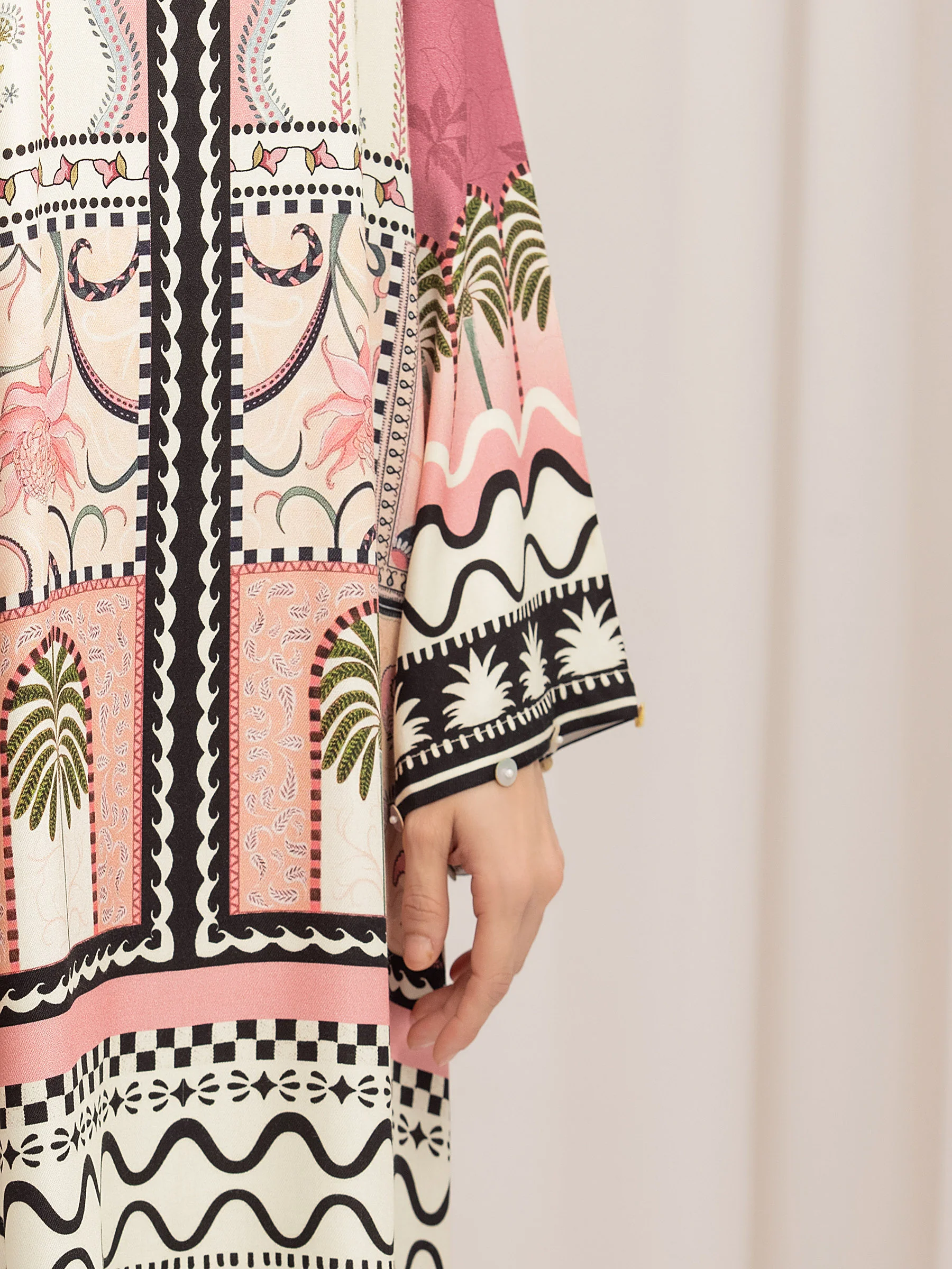 Printed Twill Viscose Co-Ord Set - EWTKP5-84073ST - Image 4