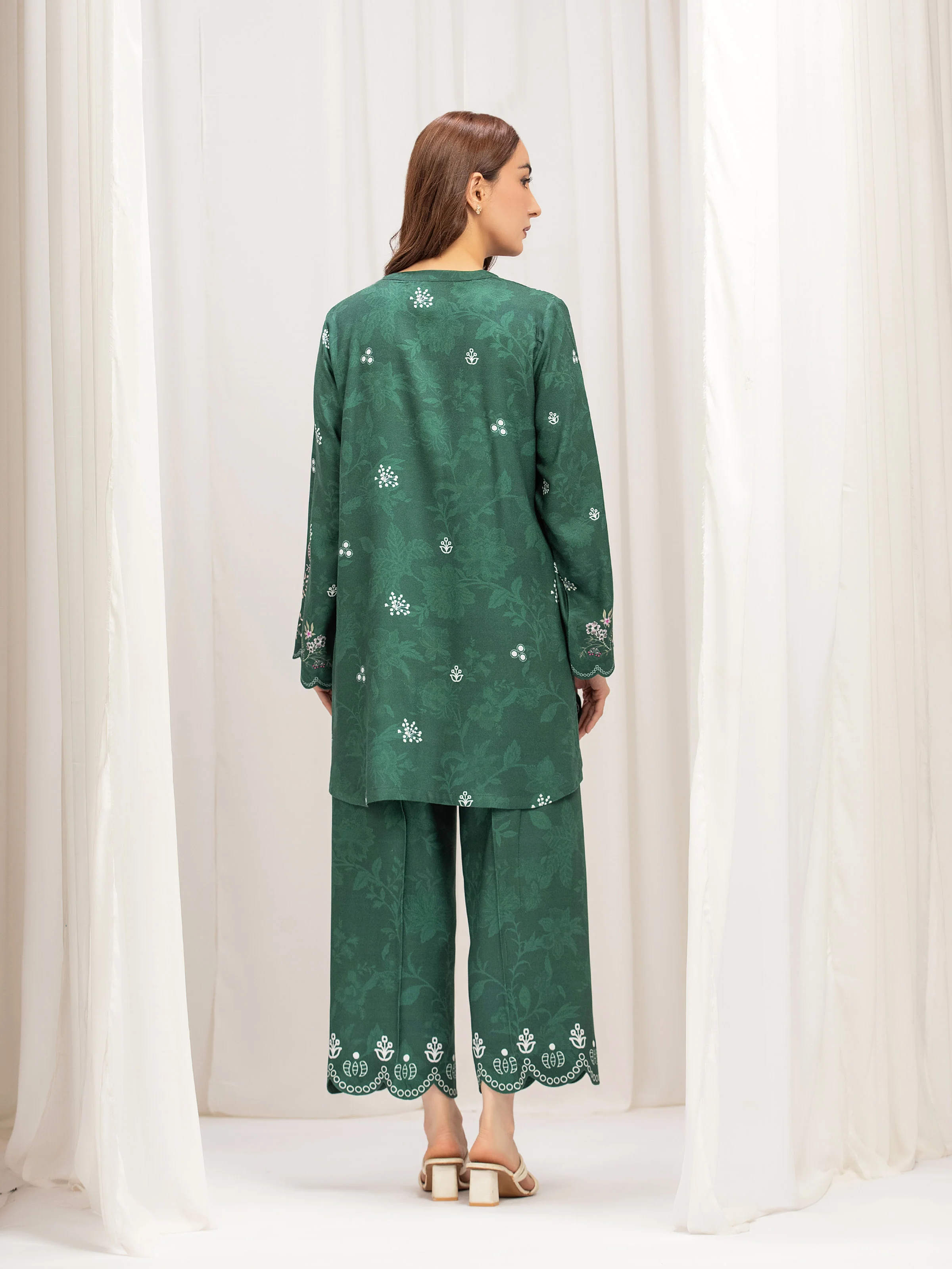Printed Twill Viscose Co-Ord Set - EWTKP5-84076ST - Image 6