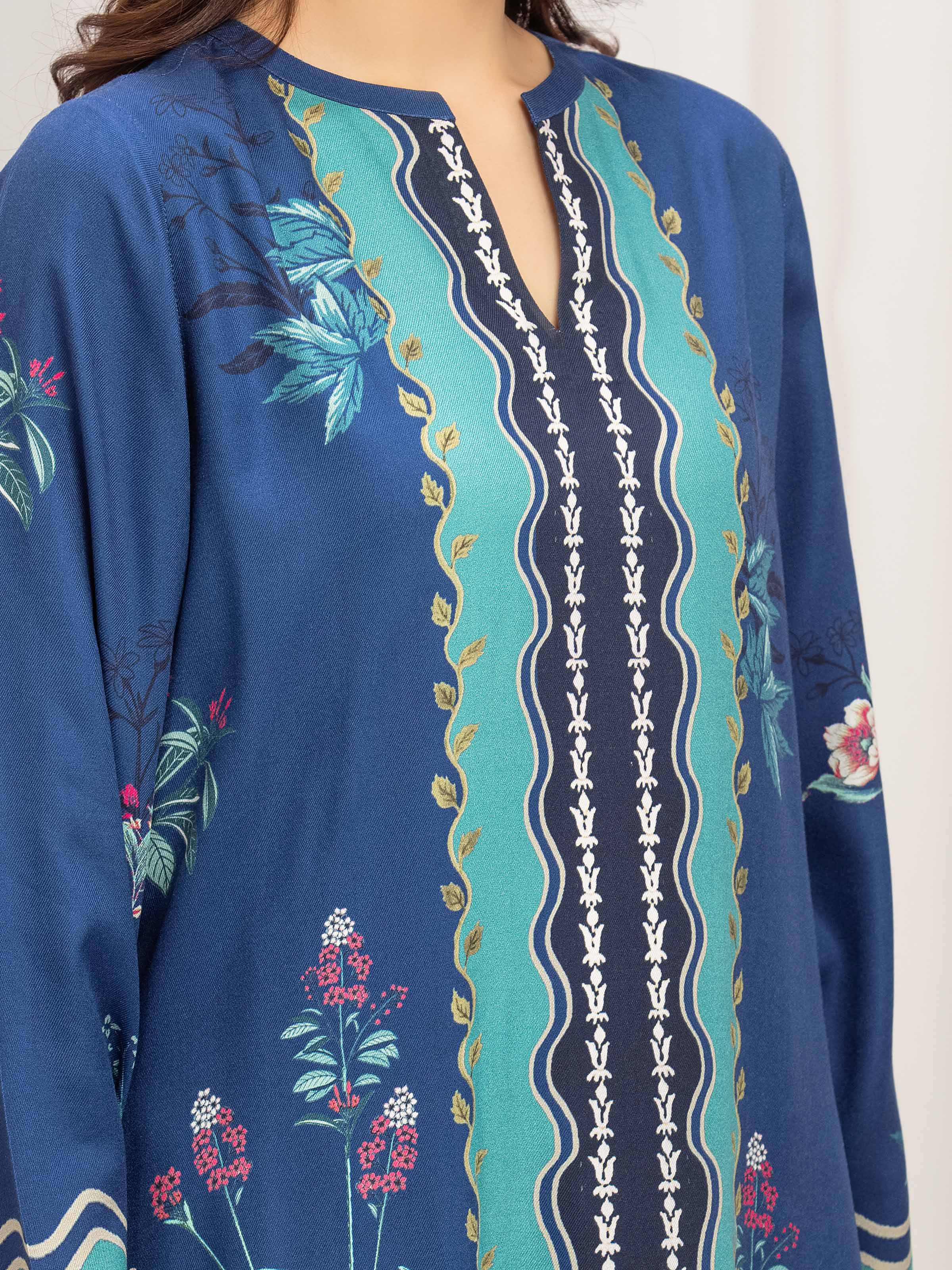 Printed Twill Viscose Co-Ord Set - EWTKP5-84080ST - Image 3