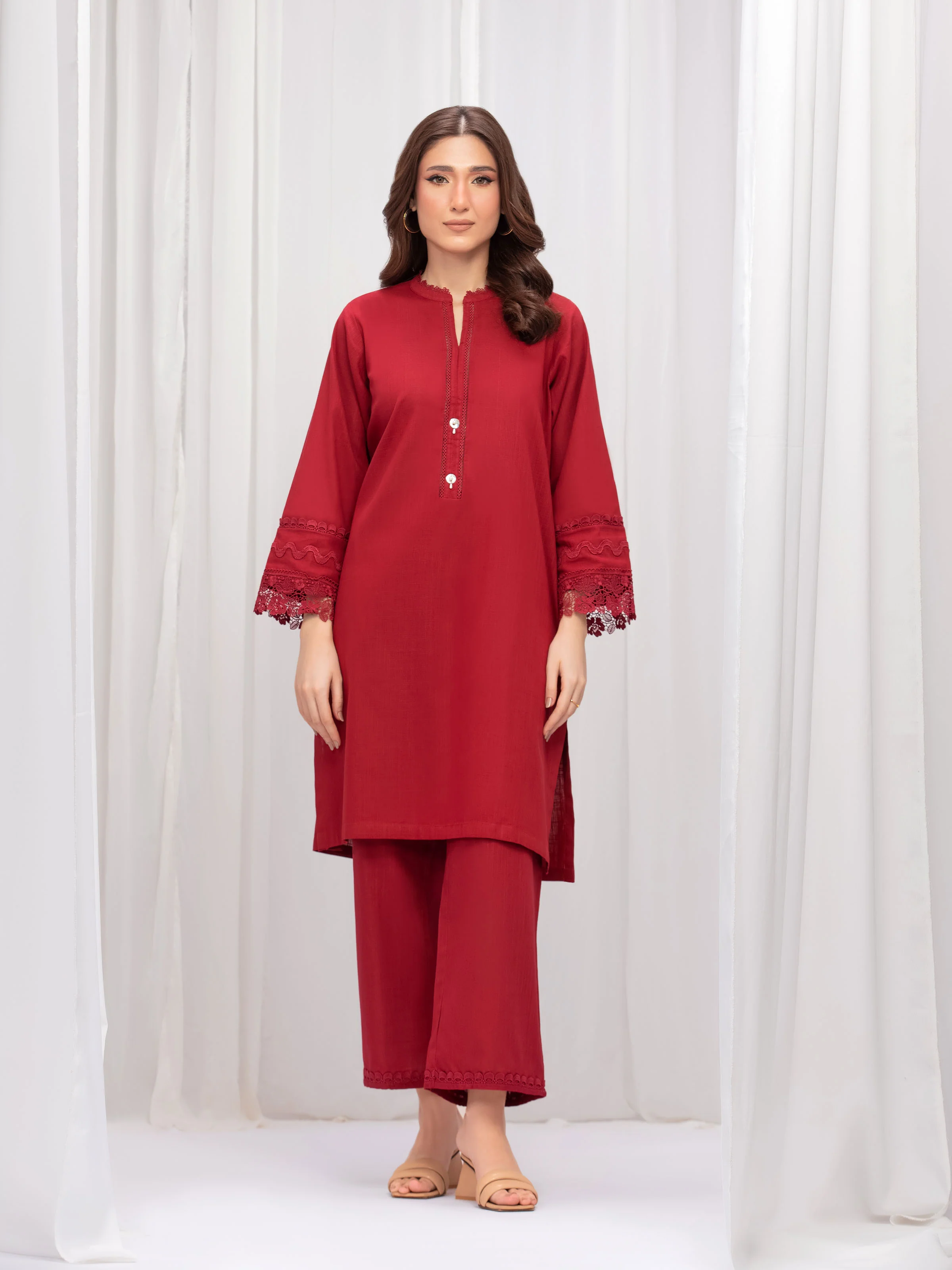 Solid Cross Hatch Co-Ord Set - EWTKS5-81075ST