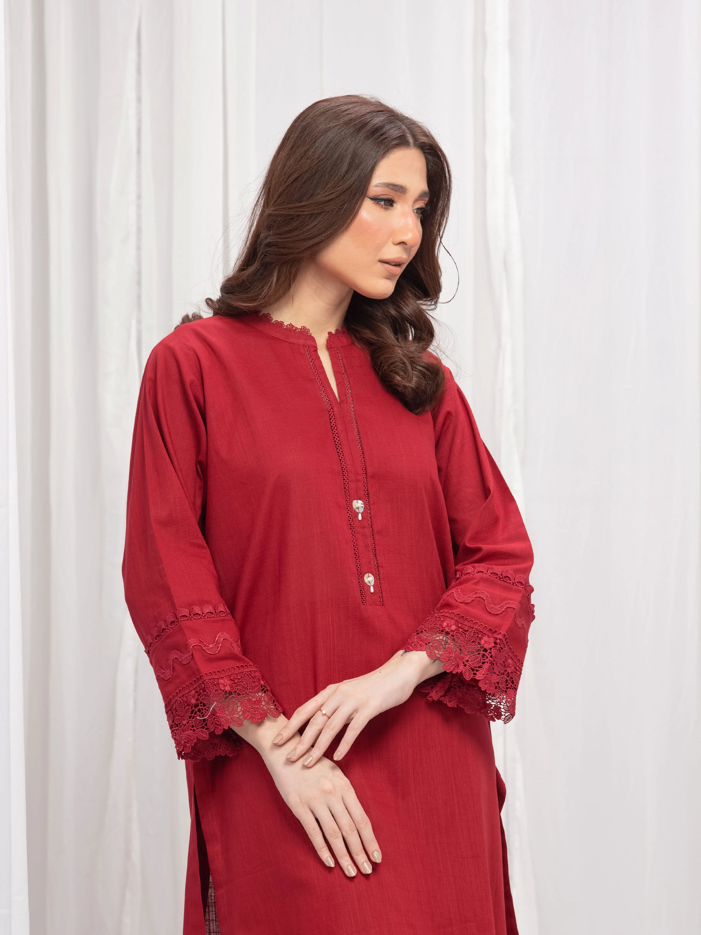 Solid Cross Hatch Co-Ord Set - EWTKS5-81075ST - Image 3