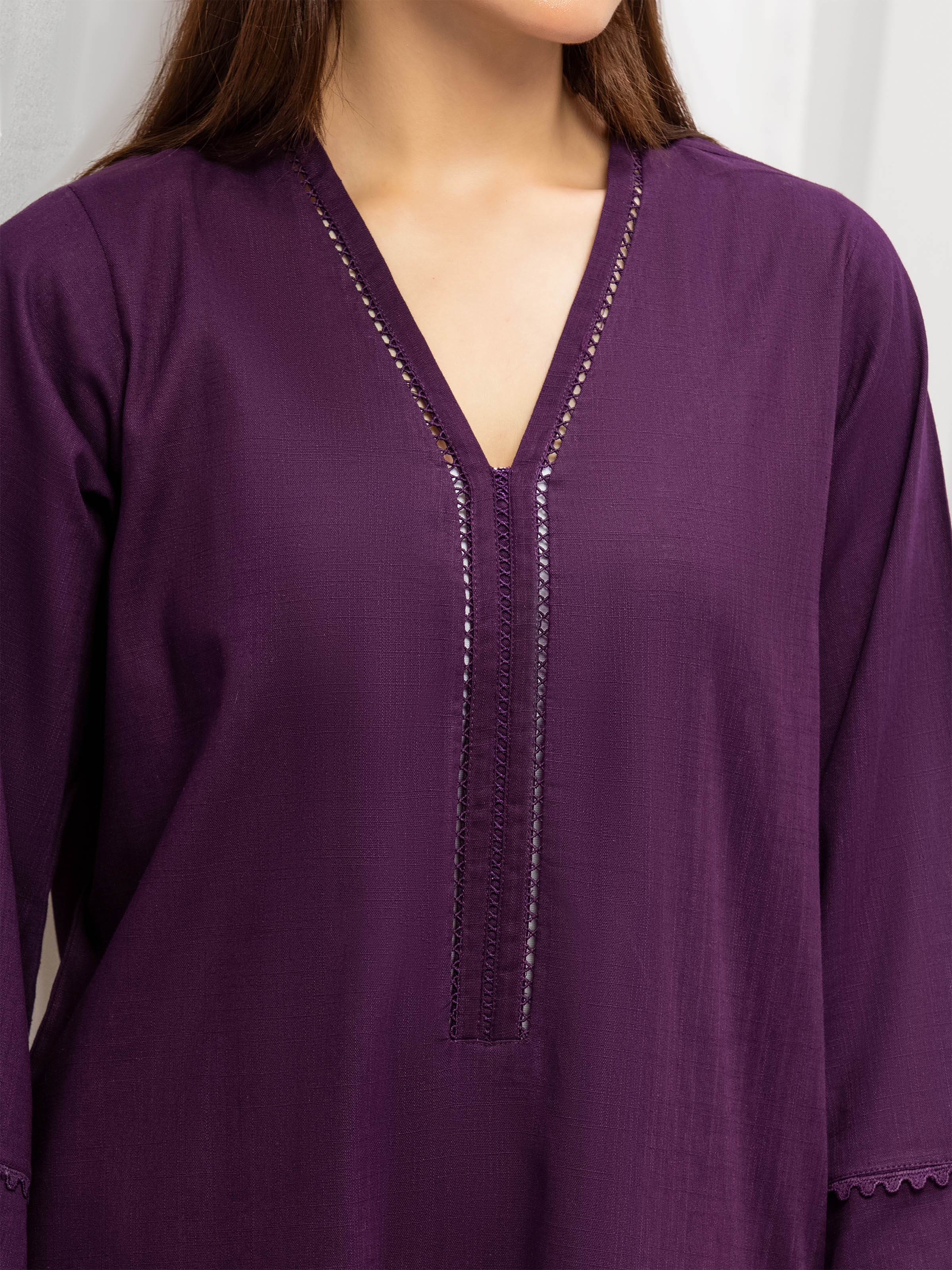 Solid Cross Hatch Co-Ord Set - EWTKS5-81076ST - Image 3