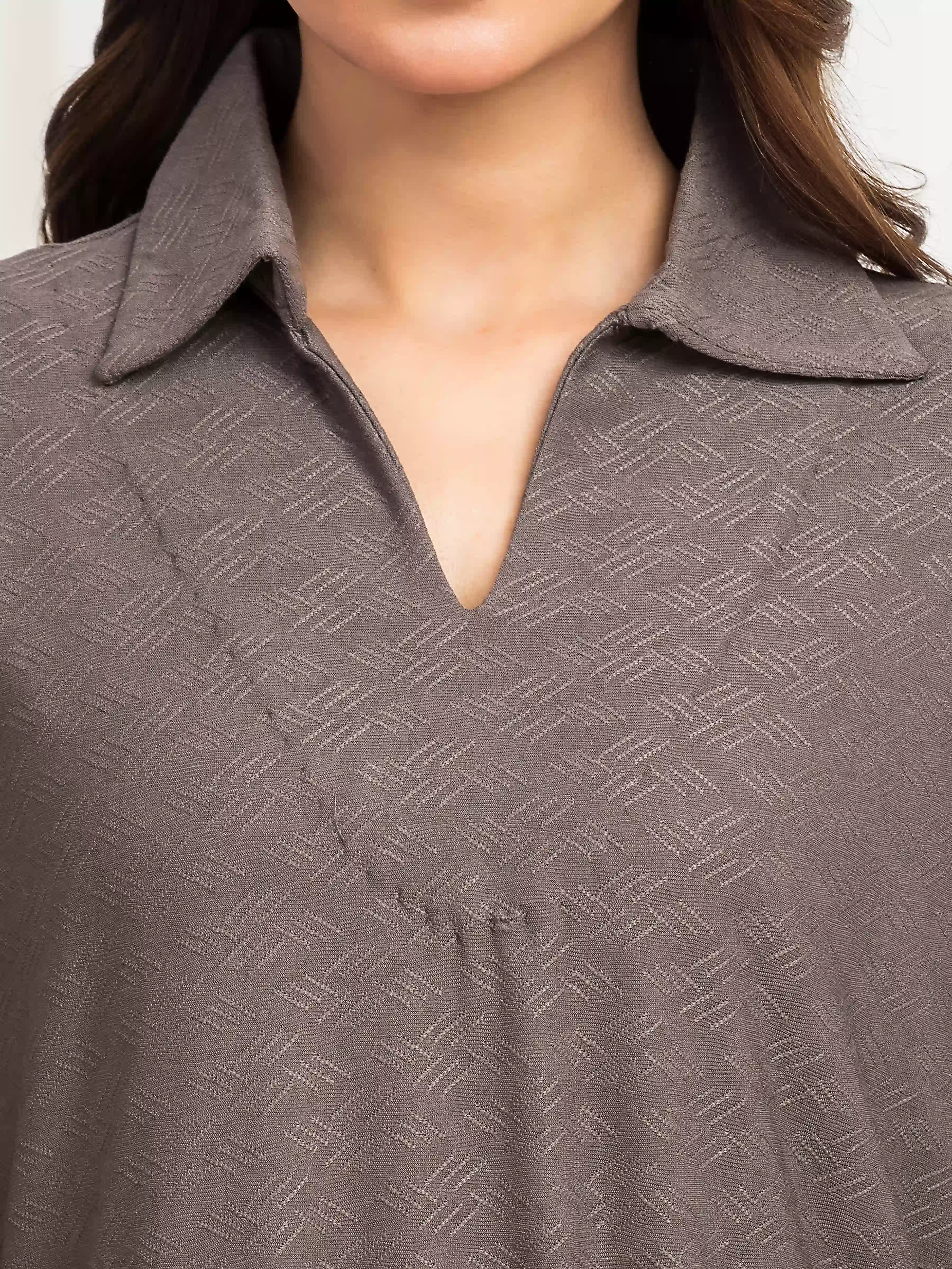 Solid Jacquard Co-Ord Set - EWTKS5-84113ST - Image 3
