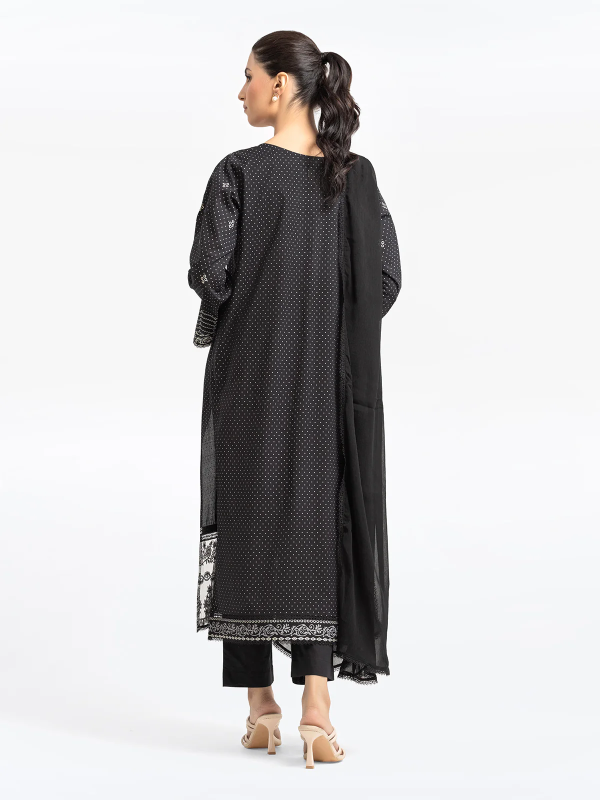 Embroidered Cambric Suit - EWTKE24-81041-3P - Image 2