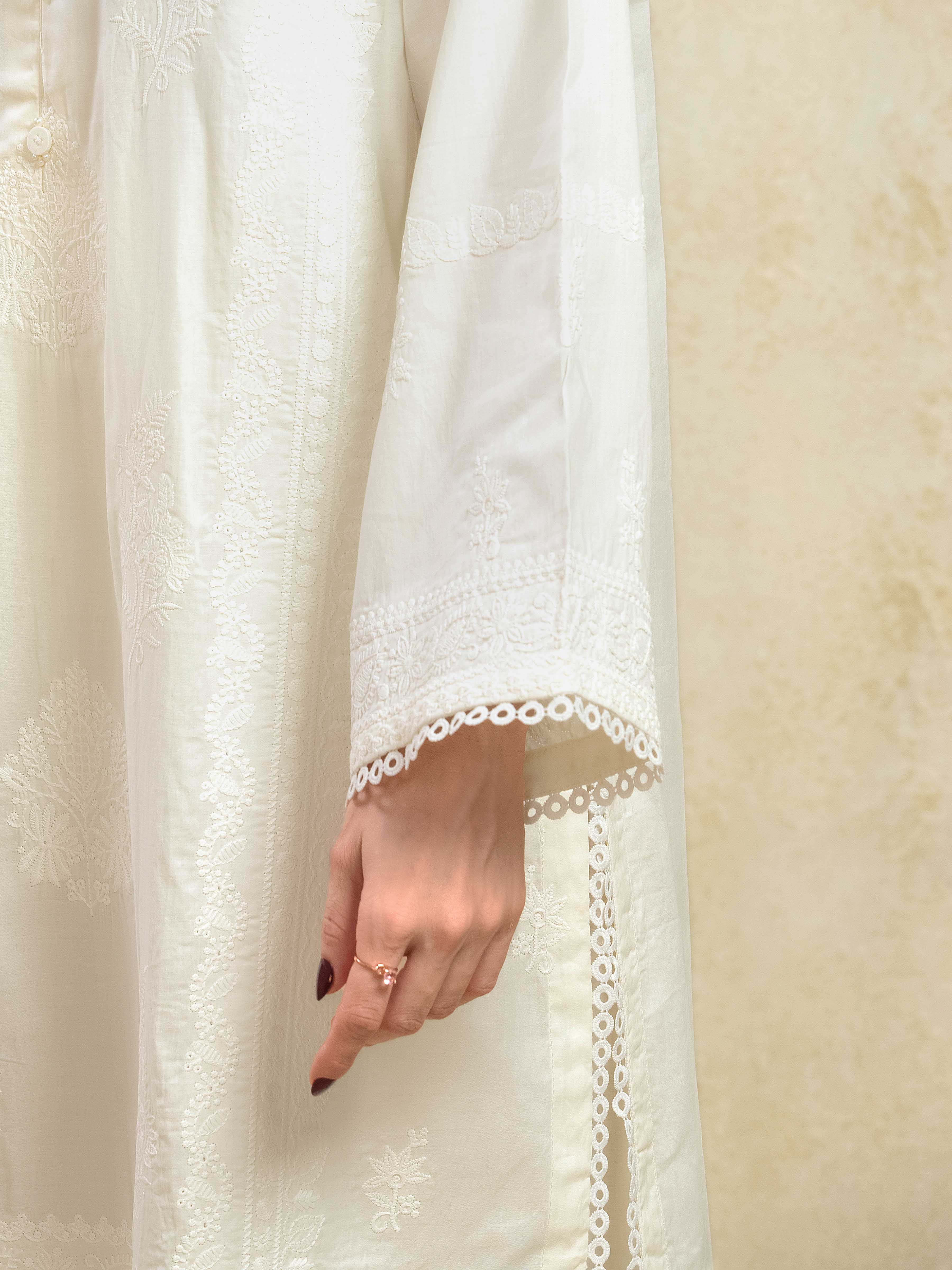 Embroidered Cambric Suit - EWTKE5-81098-3P - Image 3