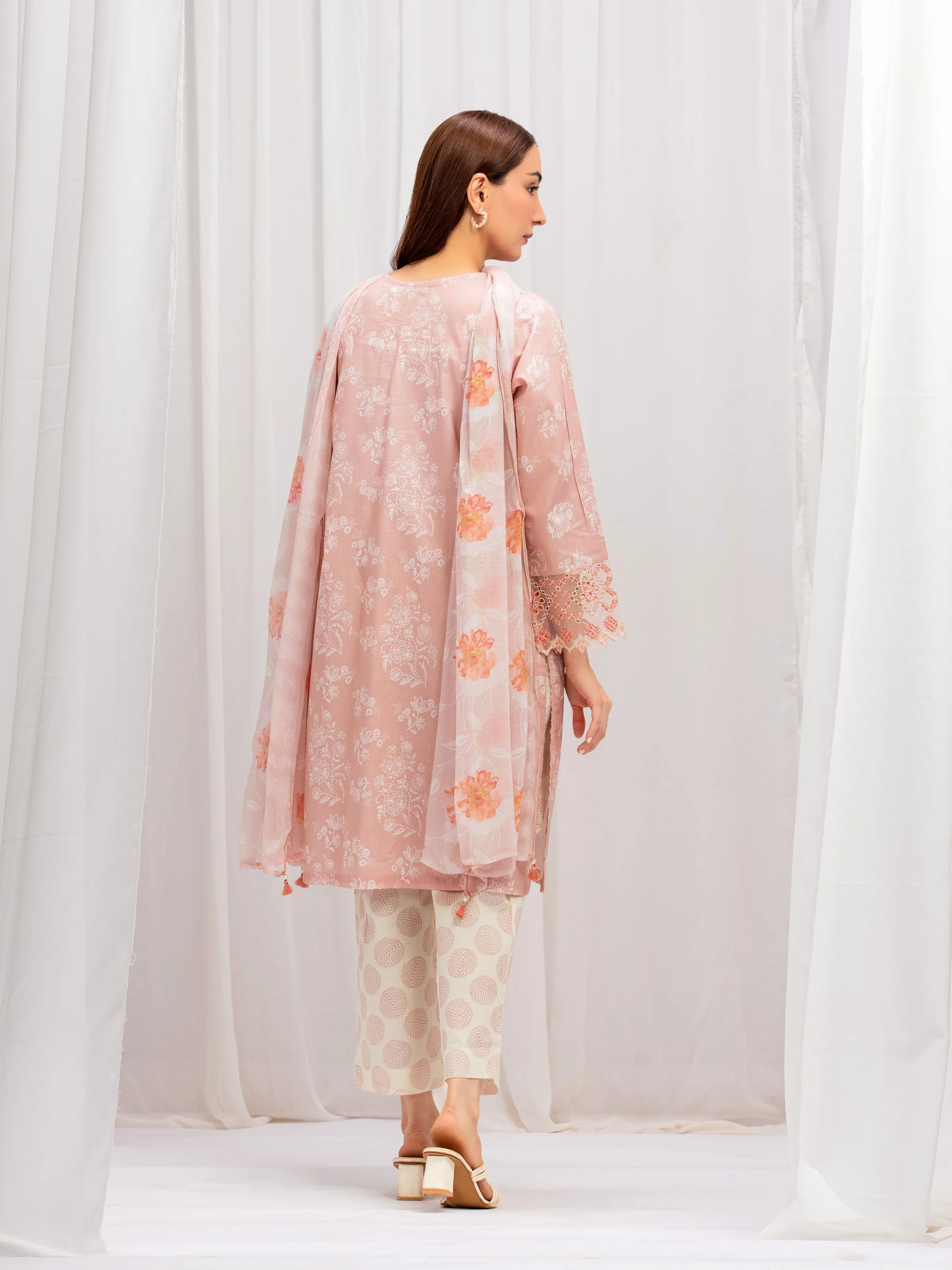 Embroidered Cambric Suit - EWTKE5-81733-3P - Image 6