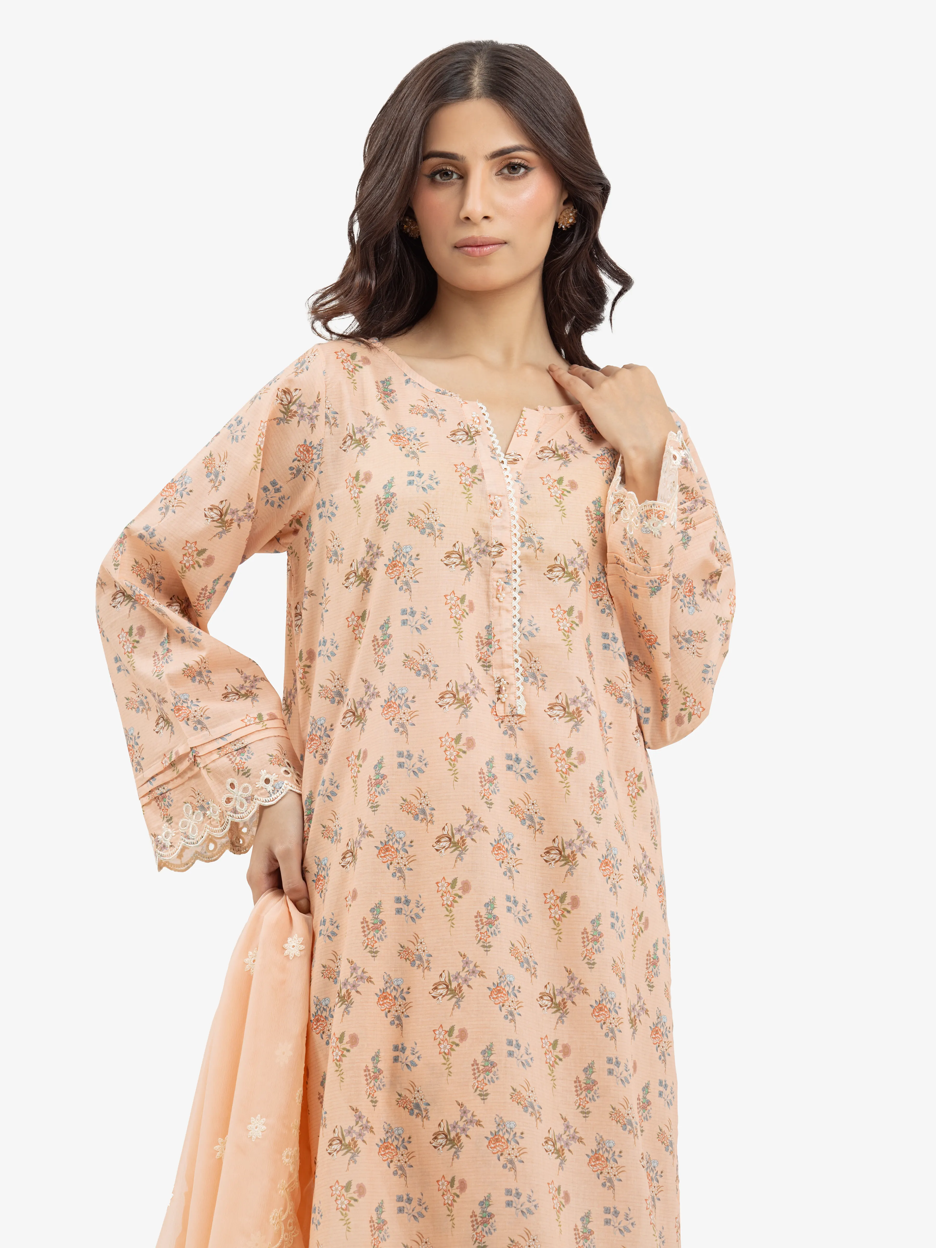 Embroidered Lawn Suit - EWTKE24-81016-3P - Image 2